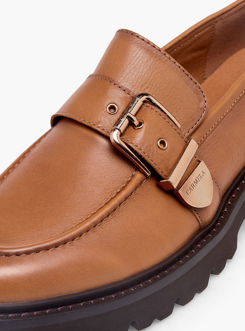 حذاء خفيف جلد بإبزيم للنساء من كارميلا-women-shoes-heels-image-4