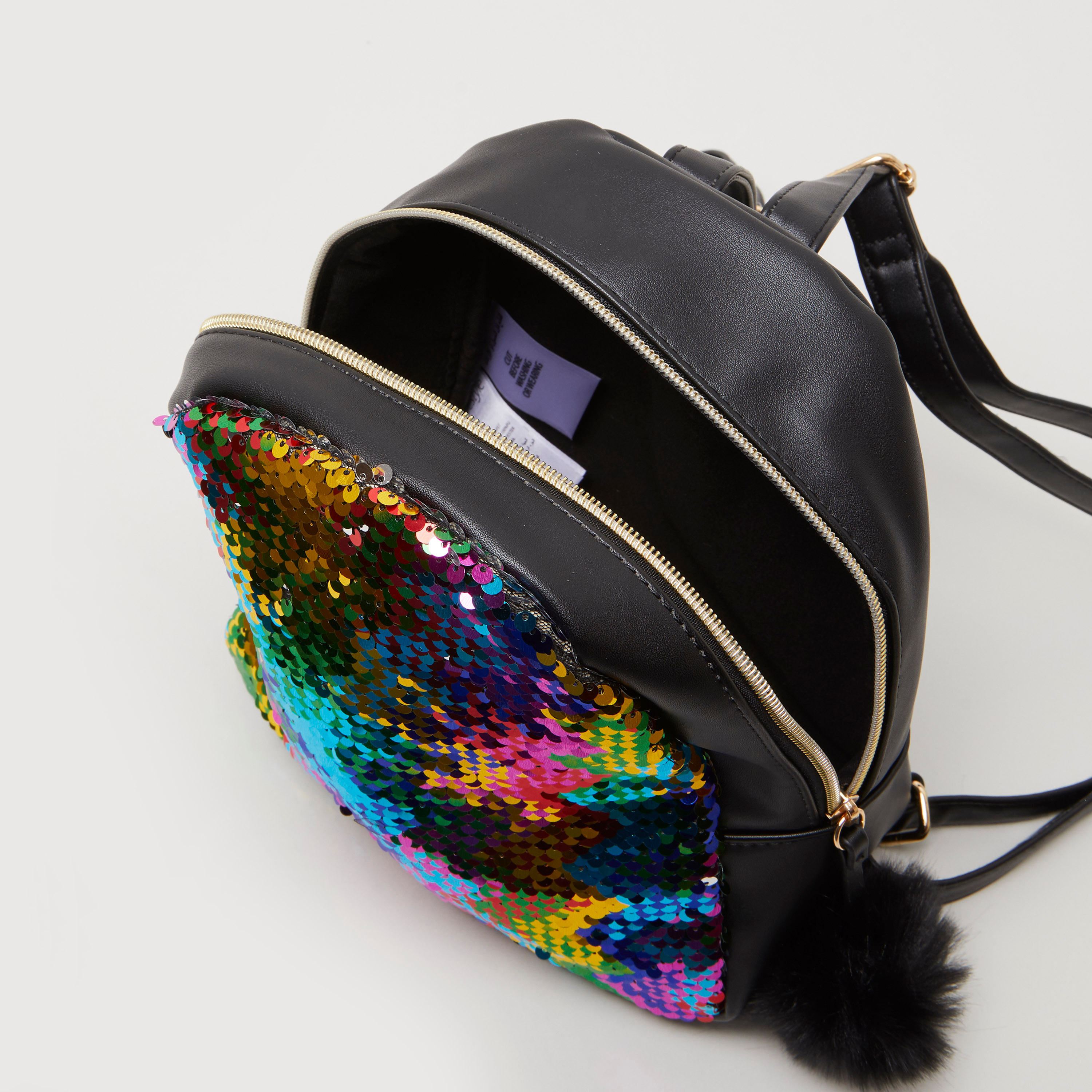 Buy Women s Ombre Pattern Sequin Embellished Backpack Online Centrepoint Bahrain