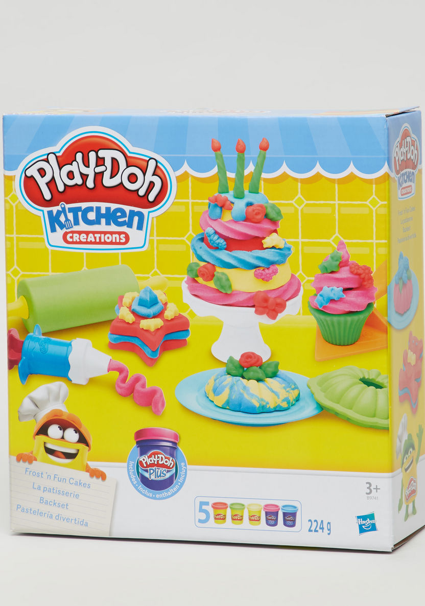 Hasbro Play-Doh Frost 'n Fun Cakes Dough Set-Educational-image-0