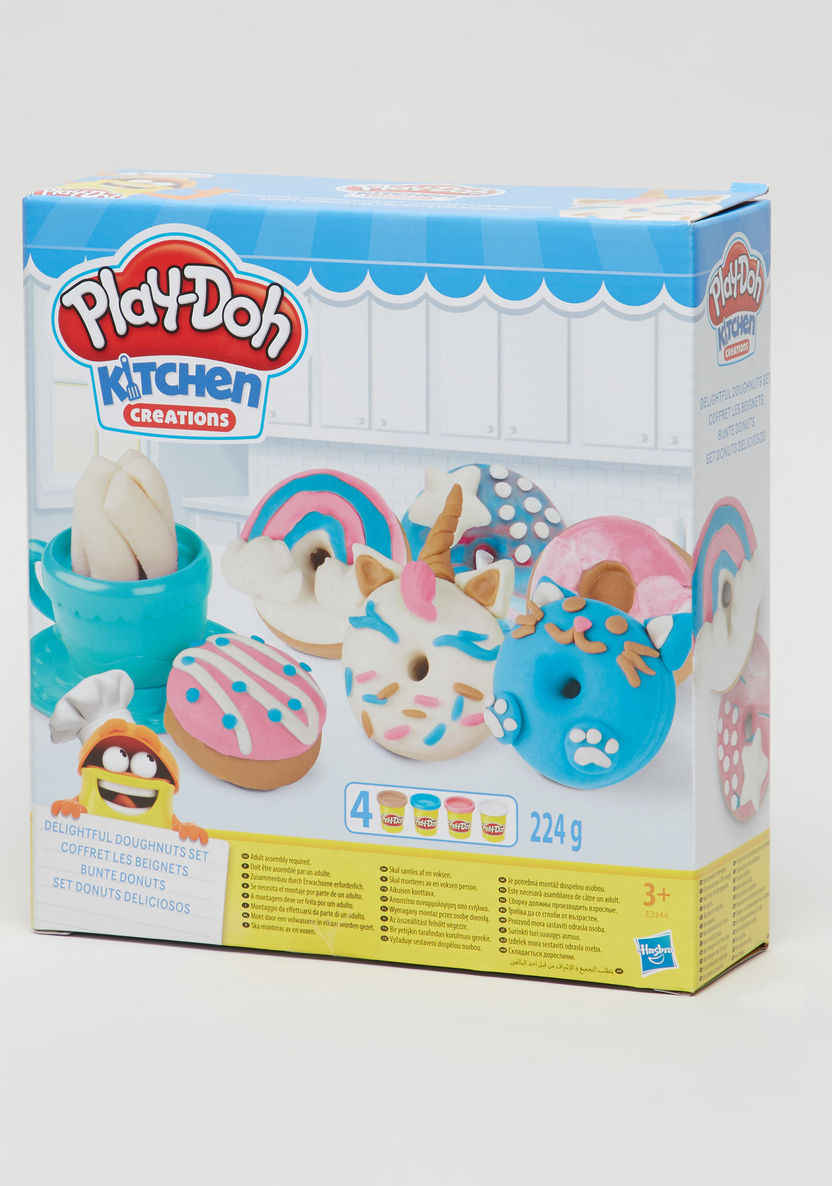 Hasbro Play-Doh Delightful Doughnuts Dough Set-Educational-image-0