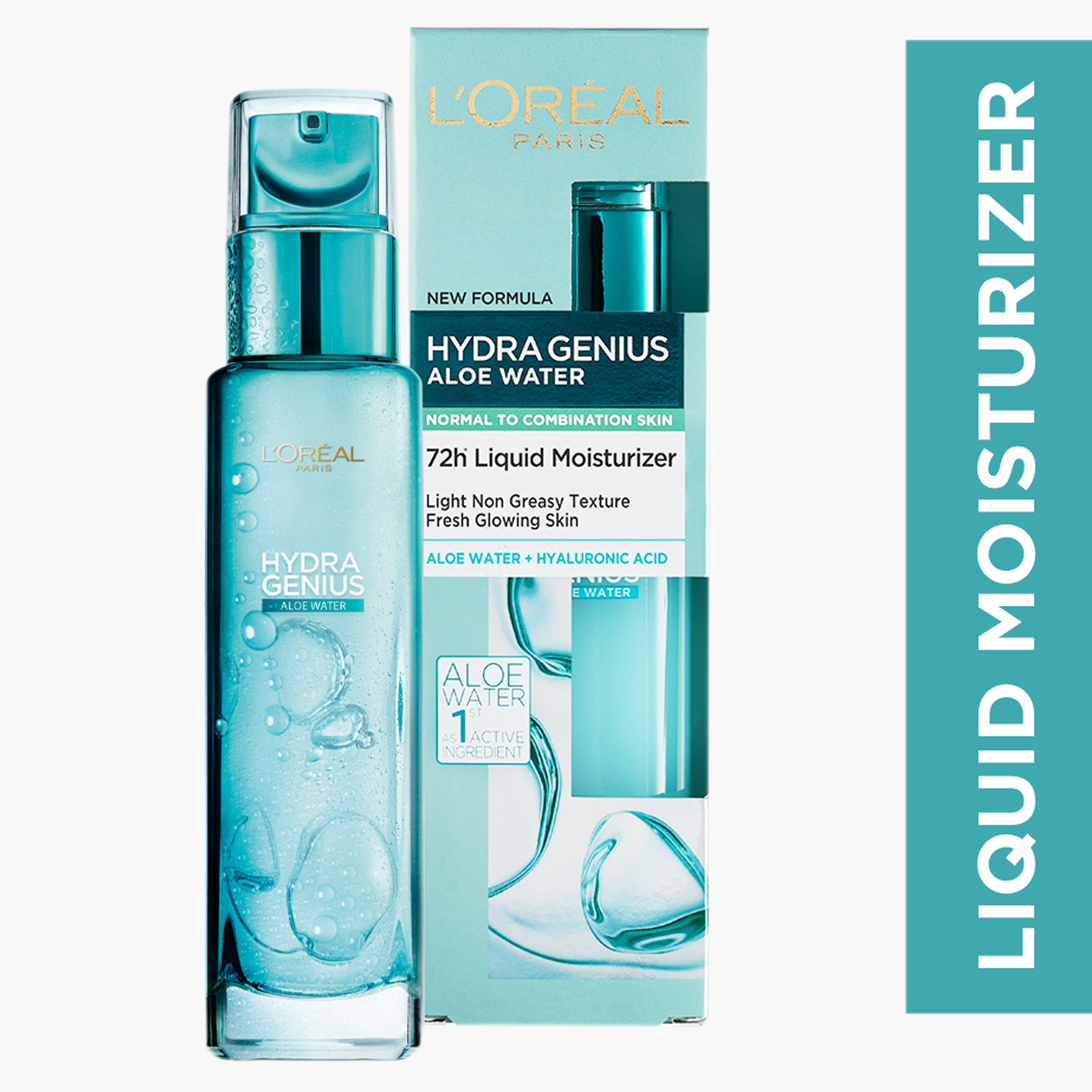 L’Oréal Paris Hydra Genius Aloe Water 72h Liquid Moisturizer- 70 ml-beautyandpersonalcare-skin-moisturisers-facemoisturisers-image-1