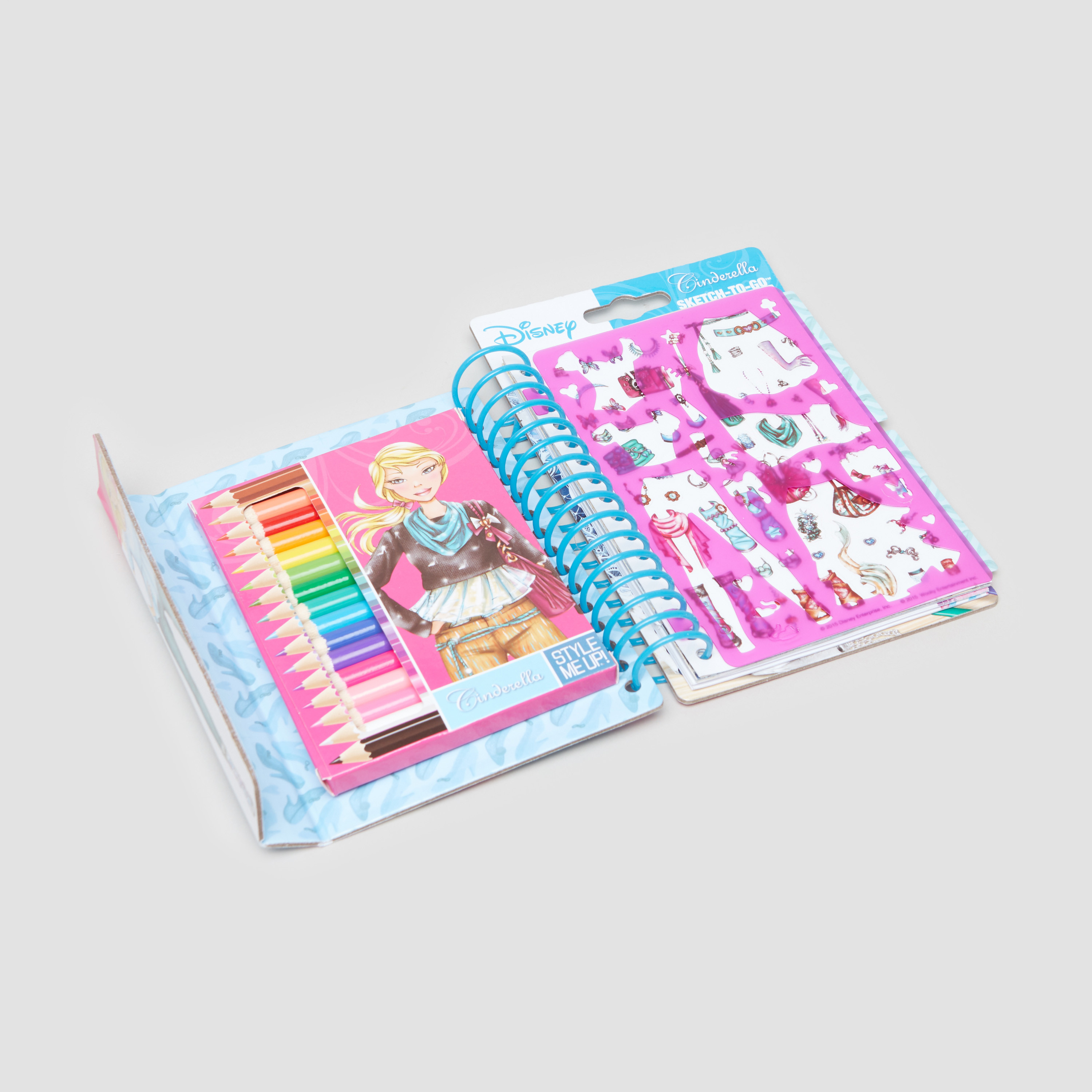 Style Me Up Sketch-to-Go Cinderella Sketch Book-books-english-childrenbooks-image-2