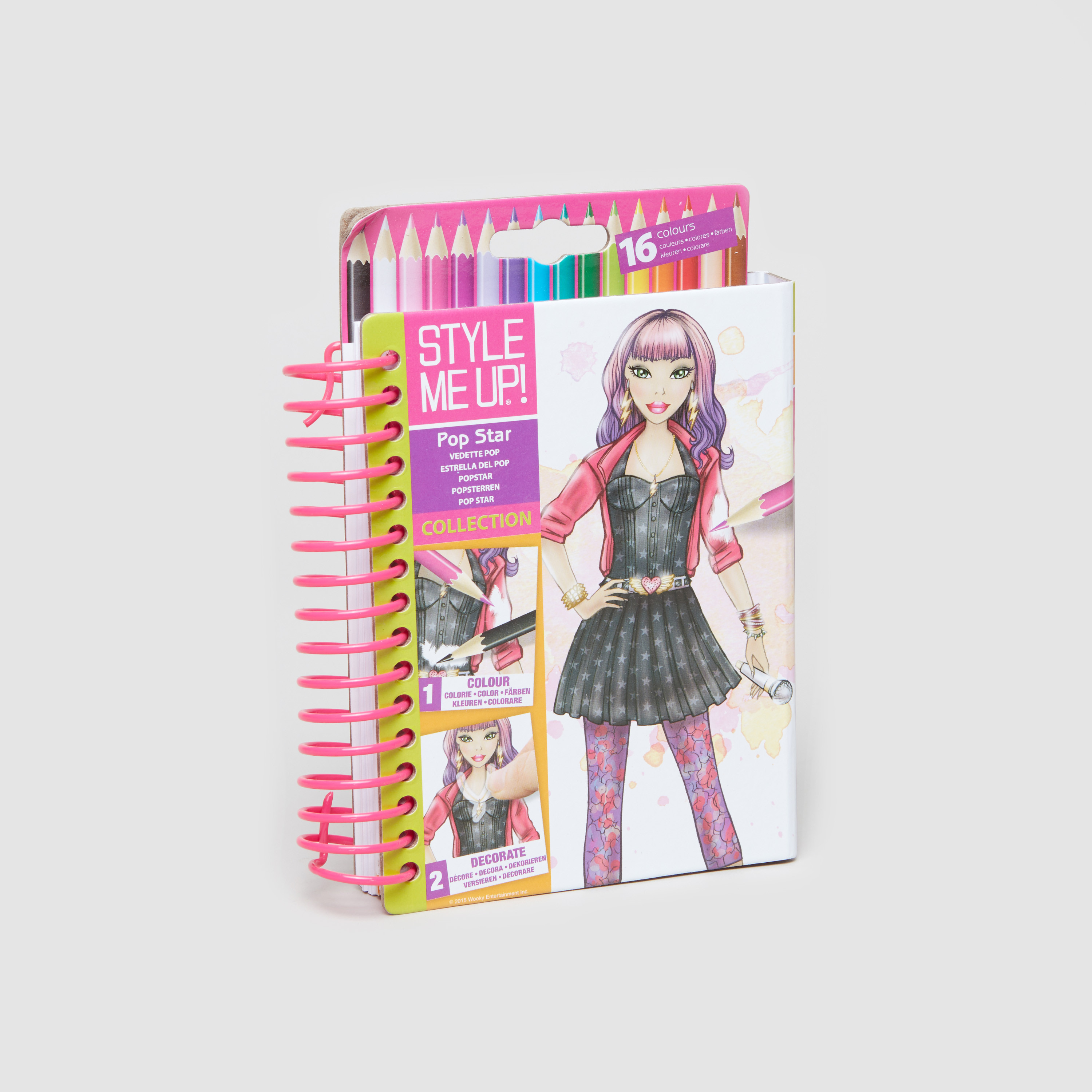 Style Me Up Spiral Bound Sketchbook with 16 Colours-books-english-childrenbooks-image-1