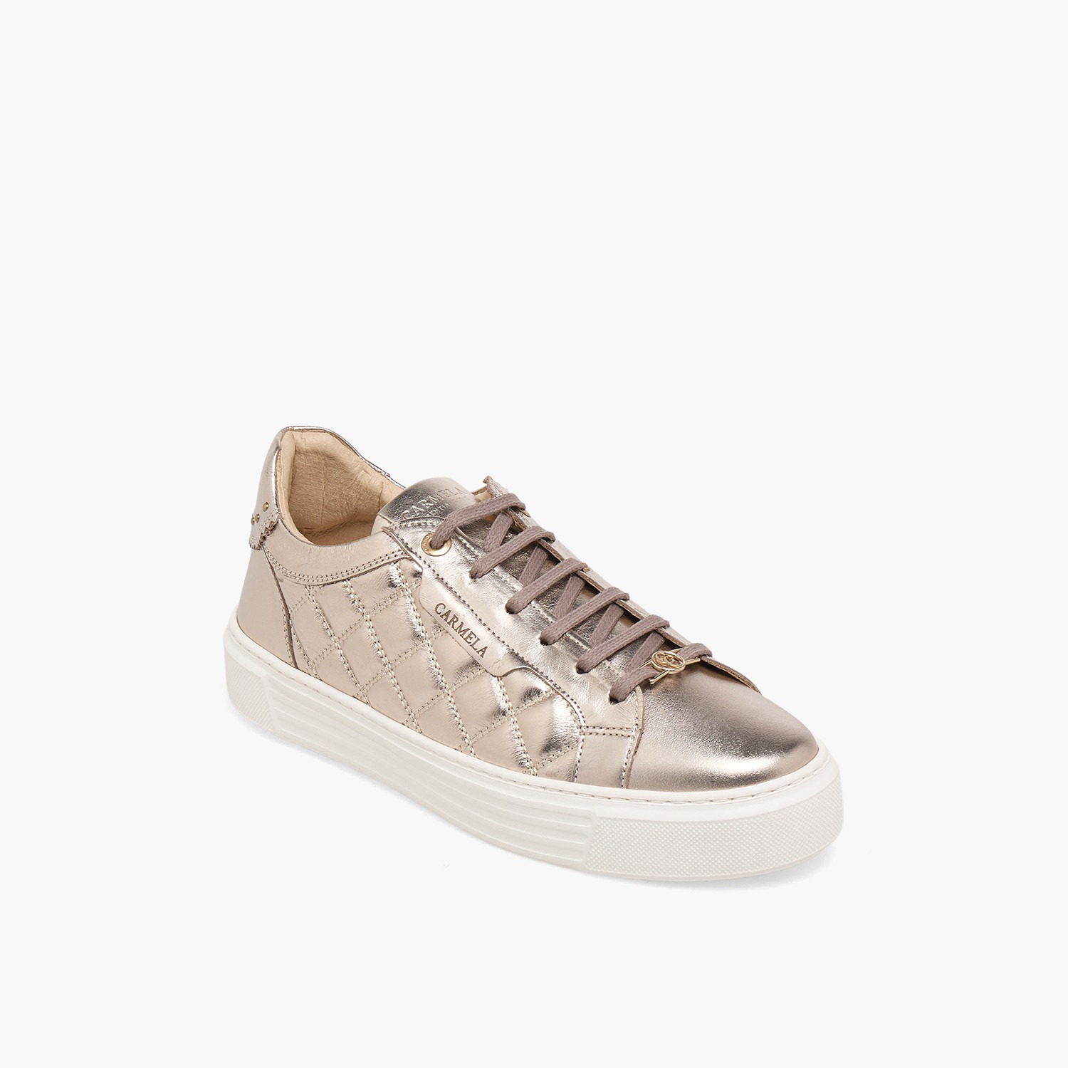 حذاء سنيكرز طول الكاحل جلد مبطن للنساء من كارميلا-women-shoes-sneakers-image-2