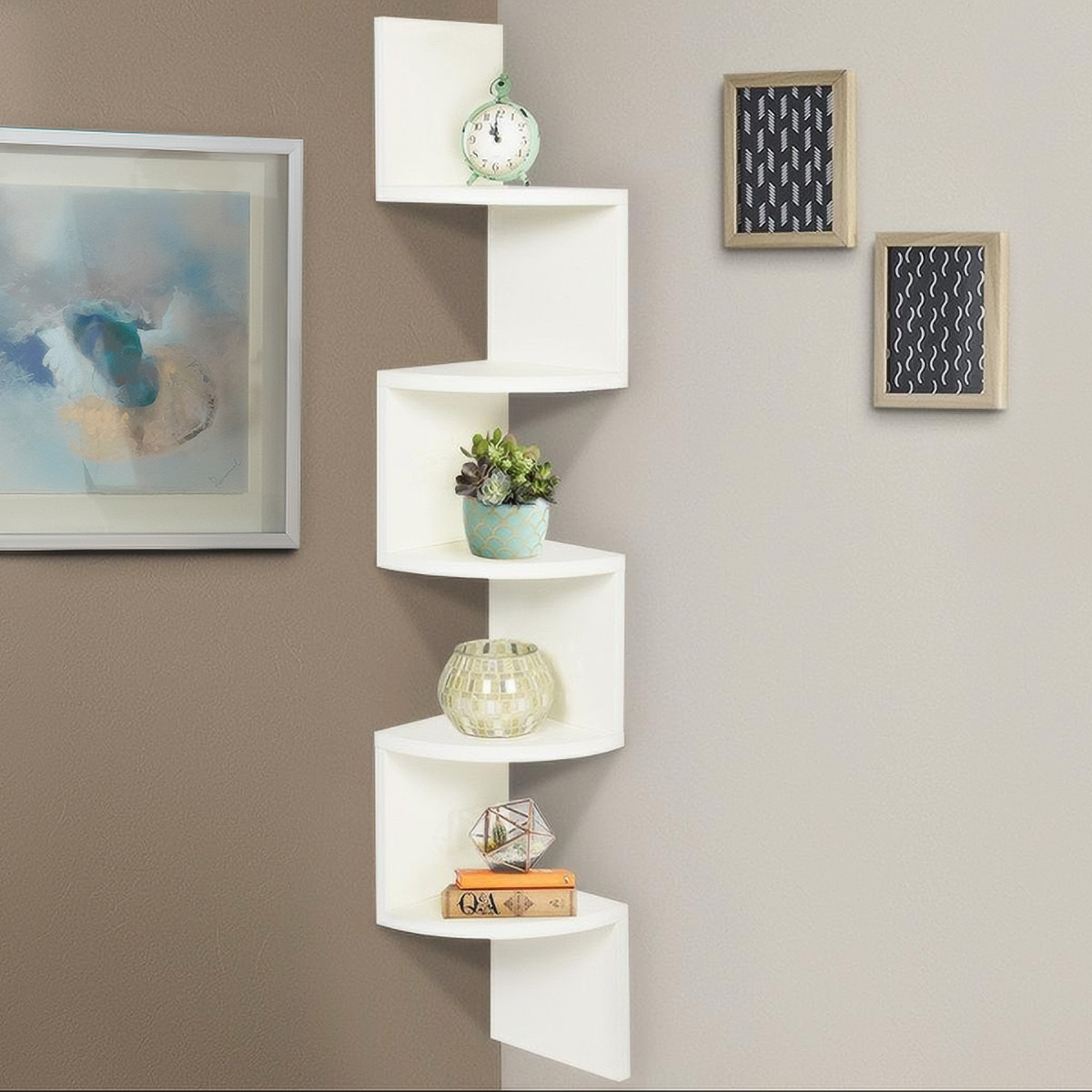 Tiered wall deals shelves