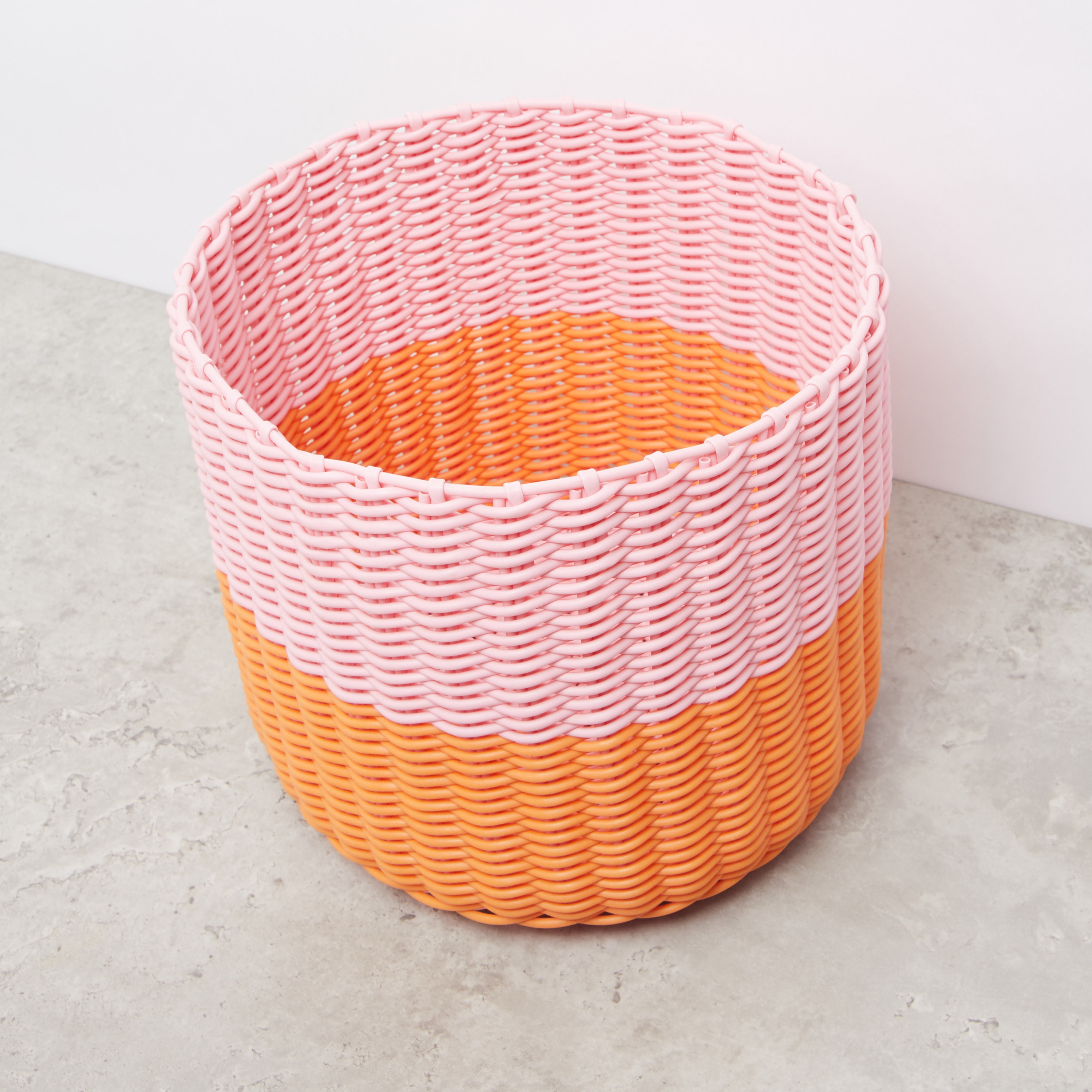 Colourblock Wicker Basket-household-decor-boxesandtrays-image-2