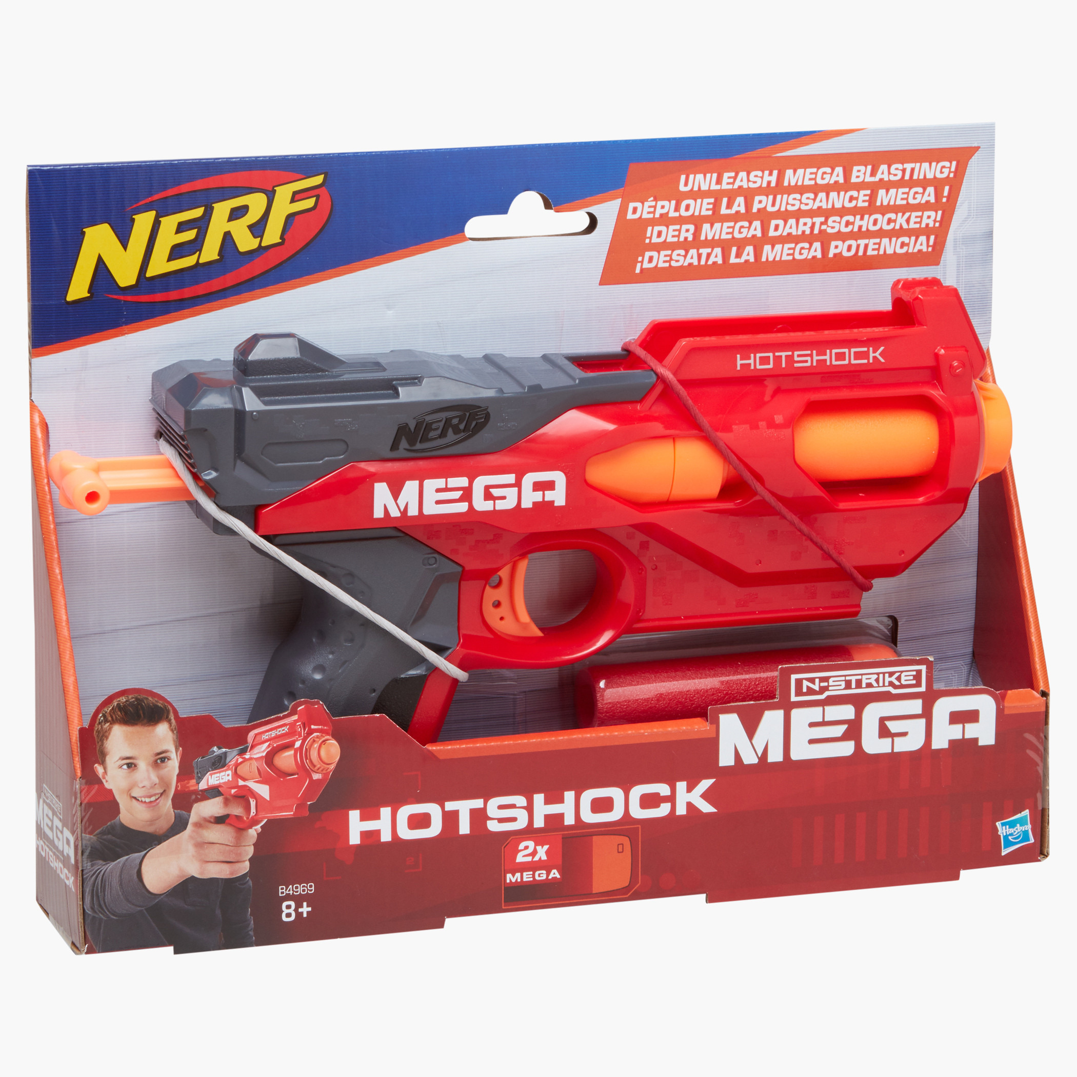 Buy NERF N Strike Mega HotShock Dart Blaster Online Babyshop KSA