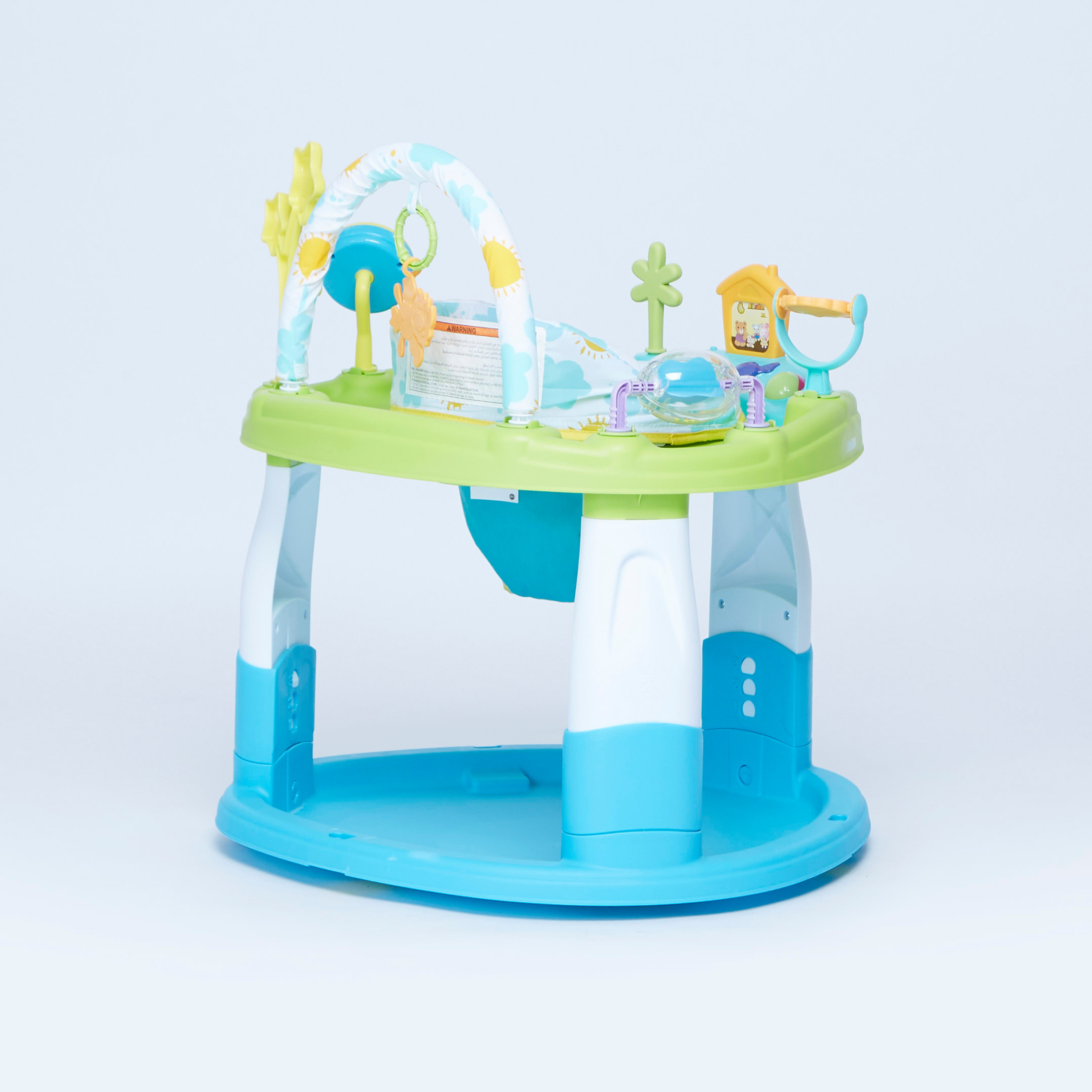 thumbnail image 2 of Dream On Me Zany 2-in-1 Baby Activity Center & Bouncer | 3 Height Positions, 360° Seat, Lights & Music 2 of 12