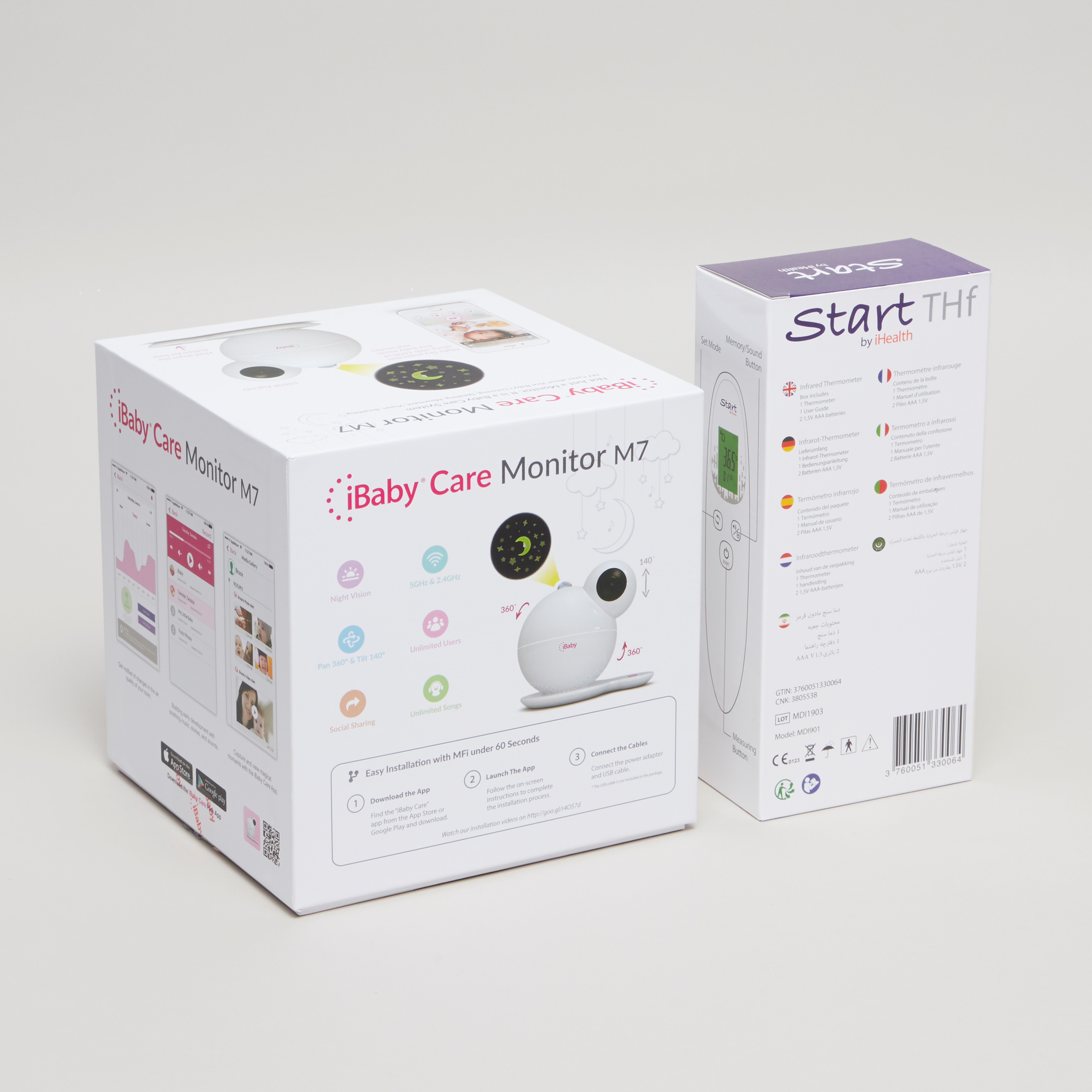 Ibaby Care Monitor M7 Lite 高性能見守りカメラ【IBaby Care Ibaby Care Monitor M7 Lite 高性能見守りカメラ【IBaby Care