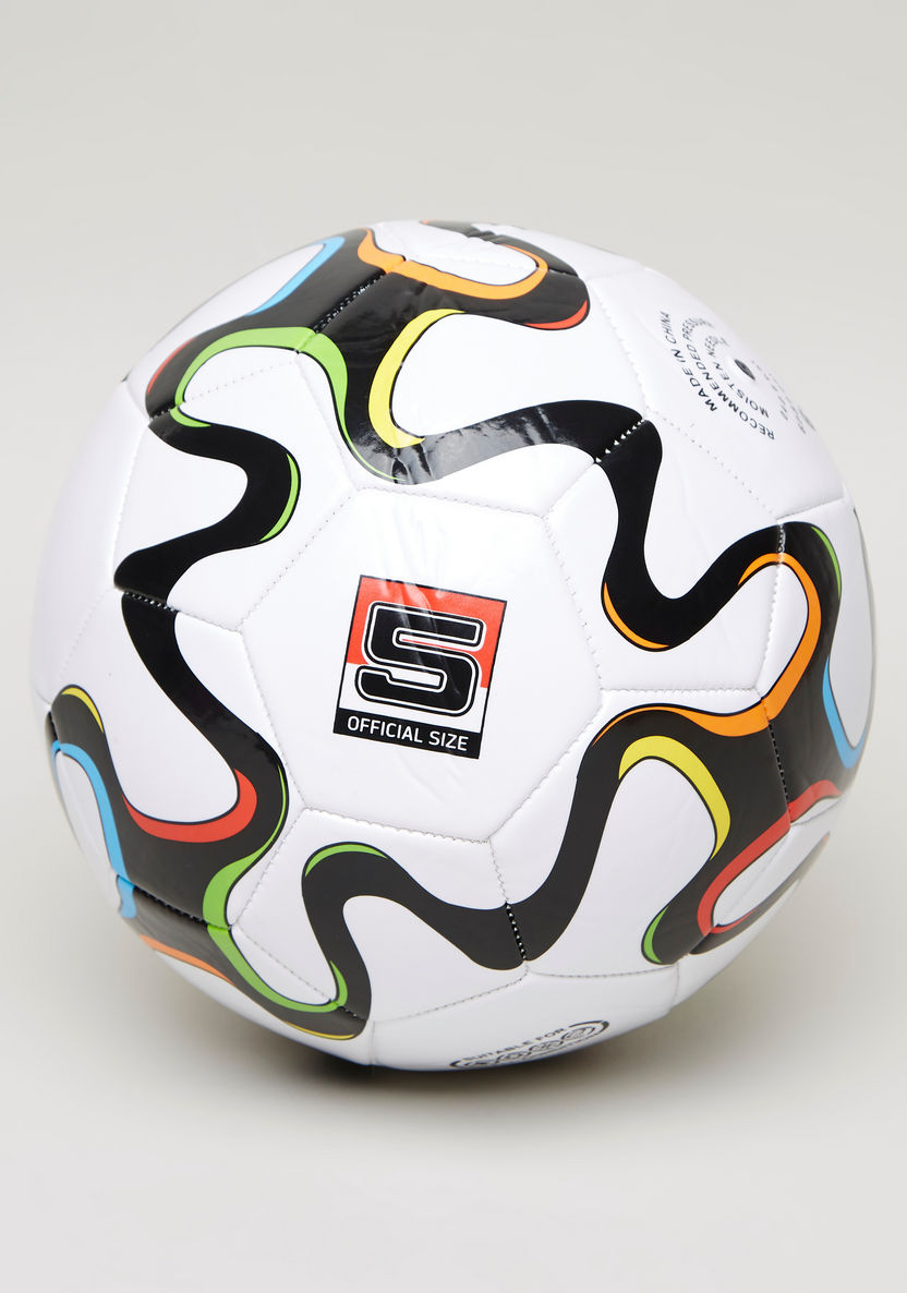 Juniors Printed Size 5 Football-Outdoor Activity-image-0