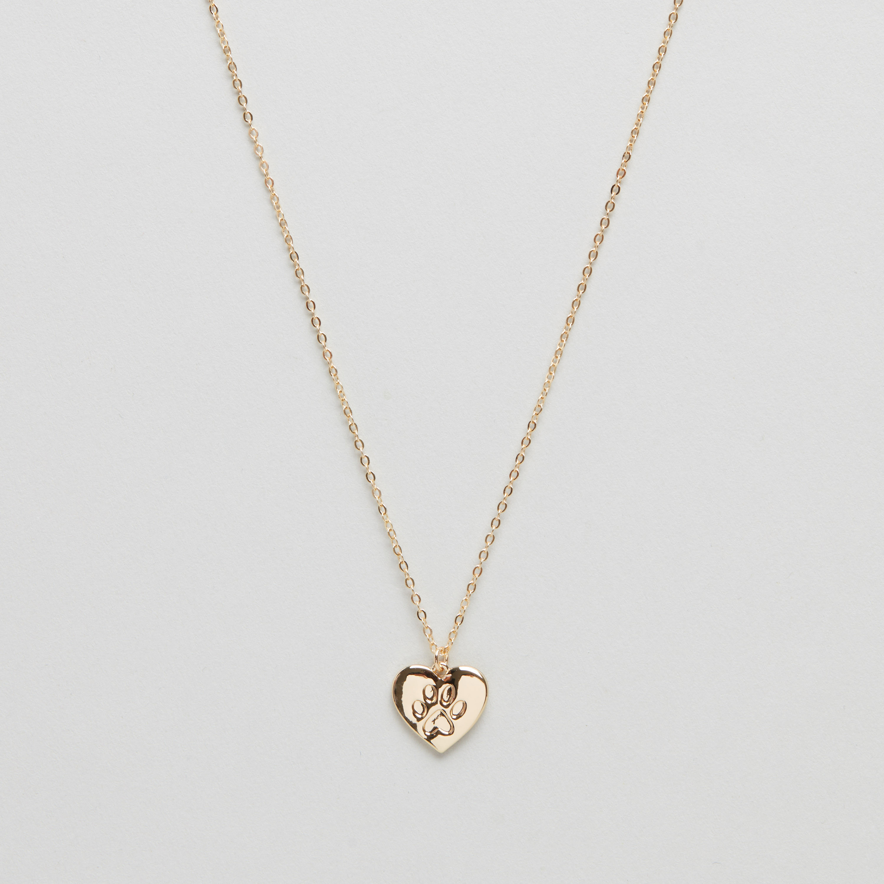 Chain Necklace with Heart Shaped Pendant-women-watchesandjewellery-jewellery-necklacesandpendants-image-1