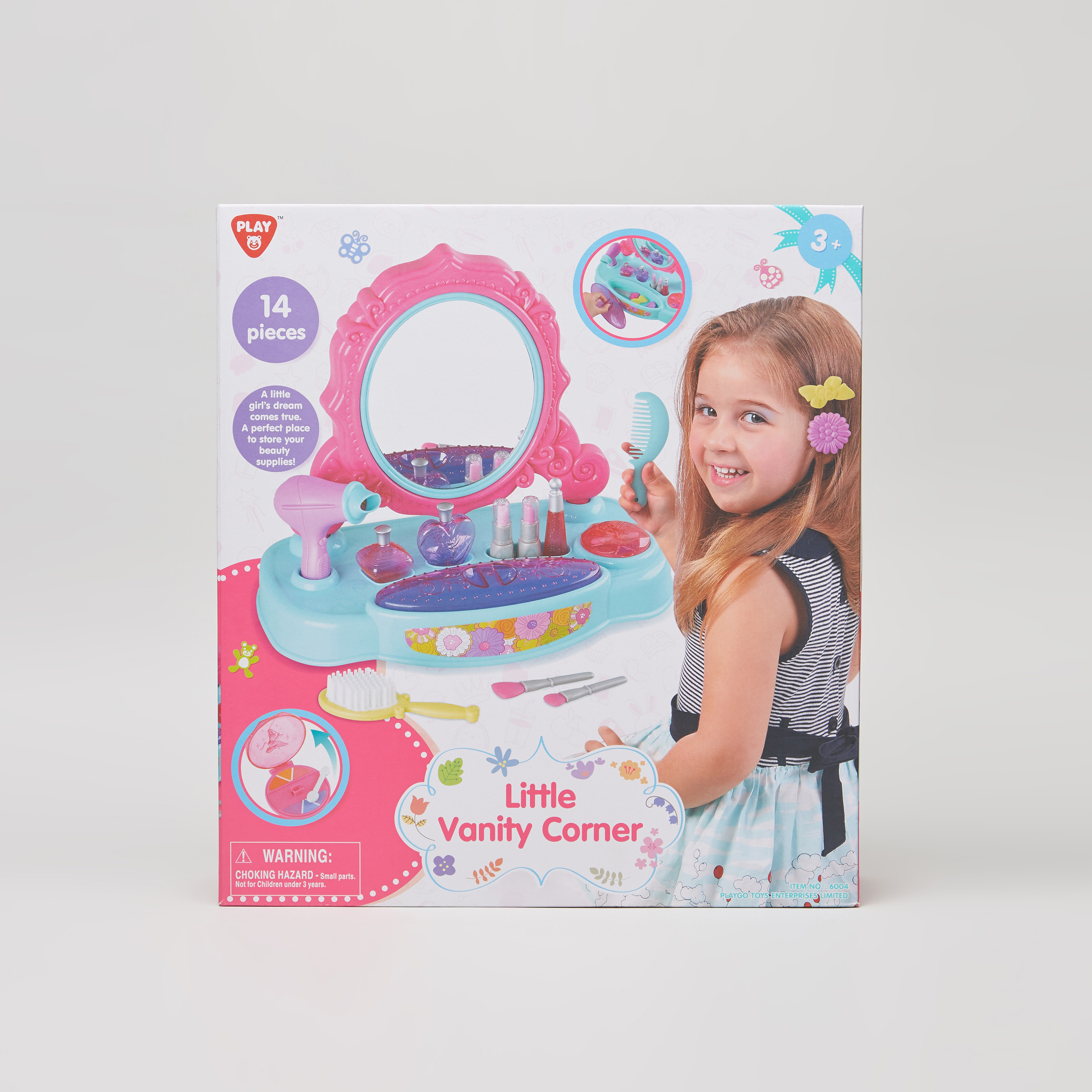Playgo Little Vanity Corner 14 قطعة Playset-toys-roleplay-makeupandcosmeticsets-image-1