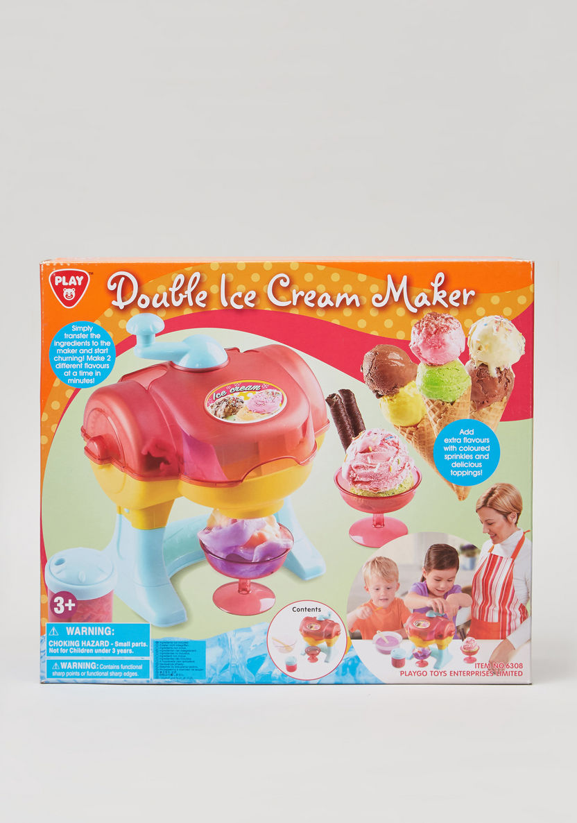 Playgo Double Ice Cream Maker Playset-Role Play-image-0