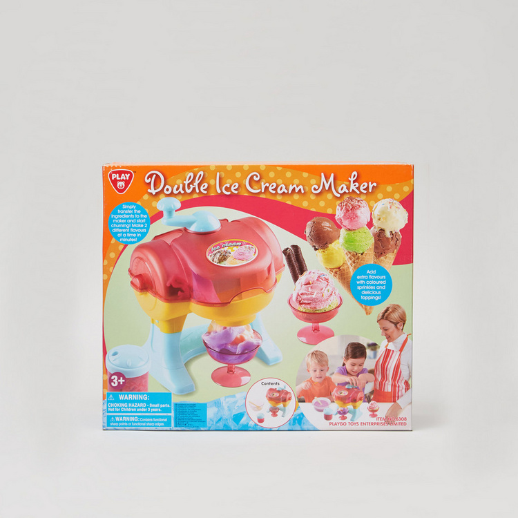 Playgo Double Ice Cream Maker Playset