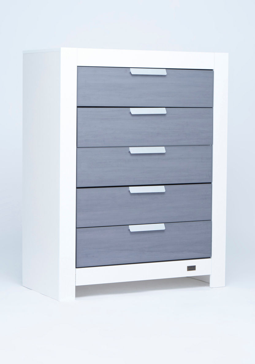 Giggles Brooklyn Chest of 5-Drawers-Wardrobes and Storage-image-1