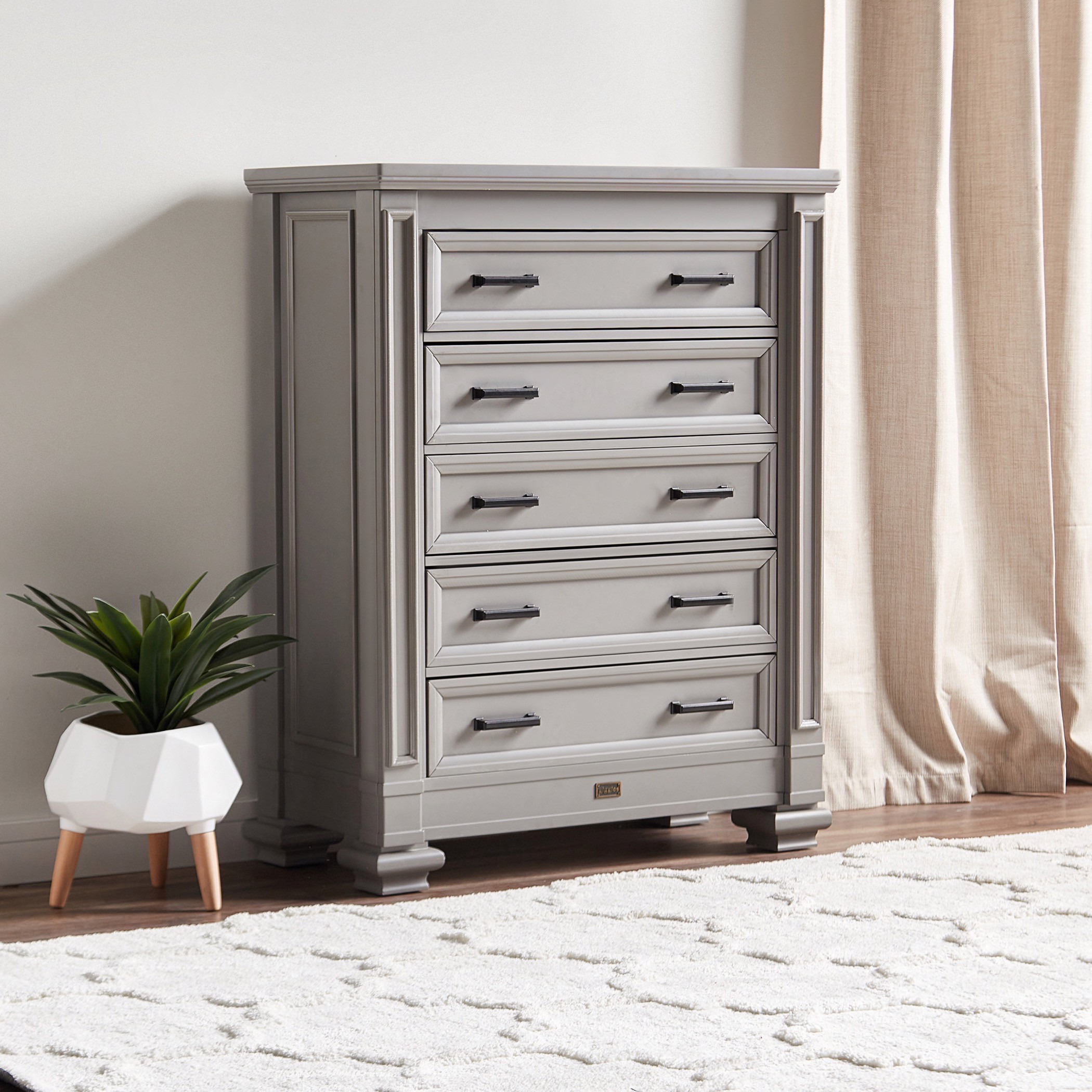 Giggles Benedict 5-Drawer Chest-baby-nursery-furniture-wardrobesandstorage-image-1