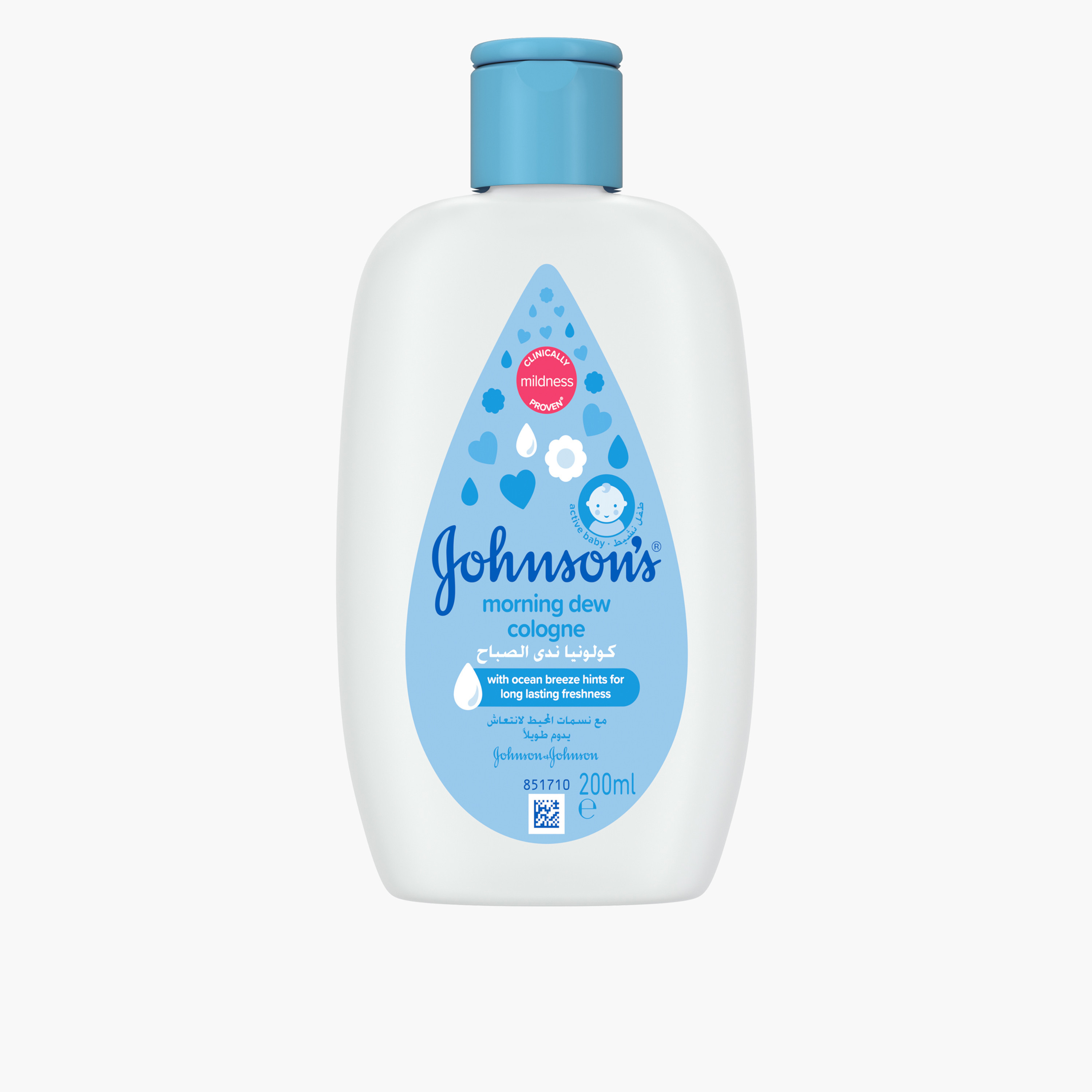 كولونيا ندى الصباح من جونسون - 200 مل-baby-bathandcare-hairbodyskincare-image-1