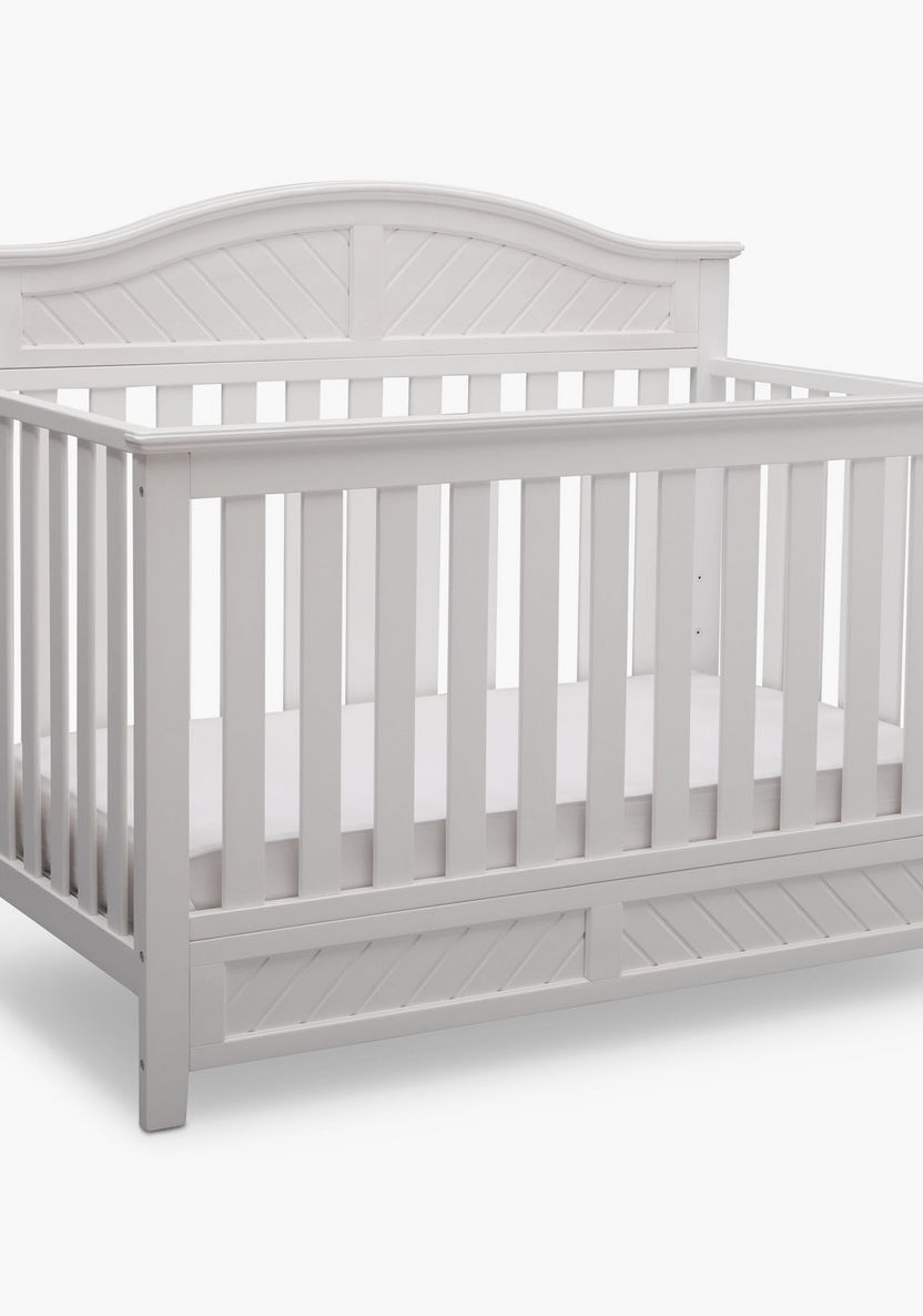 Delta Bennington Elite 3-in-1 Curved Crib with Toddler Guard Rail-Baby Cribs-image-0