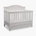 Delta Bennington Elite 3-in-1 Curved Crib with Toddler Guard Rail-Baby Cribs-thumbnail-0