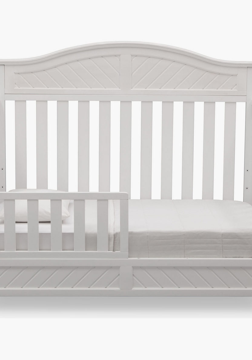 Delta Bennington Elite 3-in-1 Curved Crib with Toddler Guard Rail-Baby Cribs-image-5