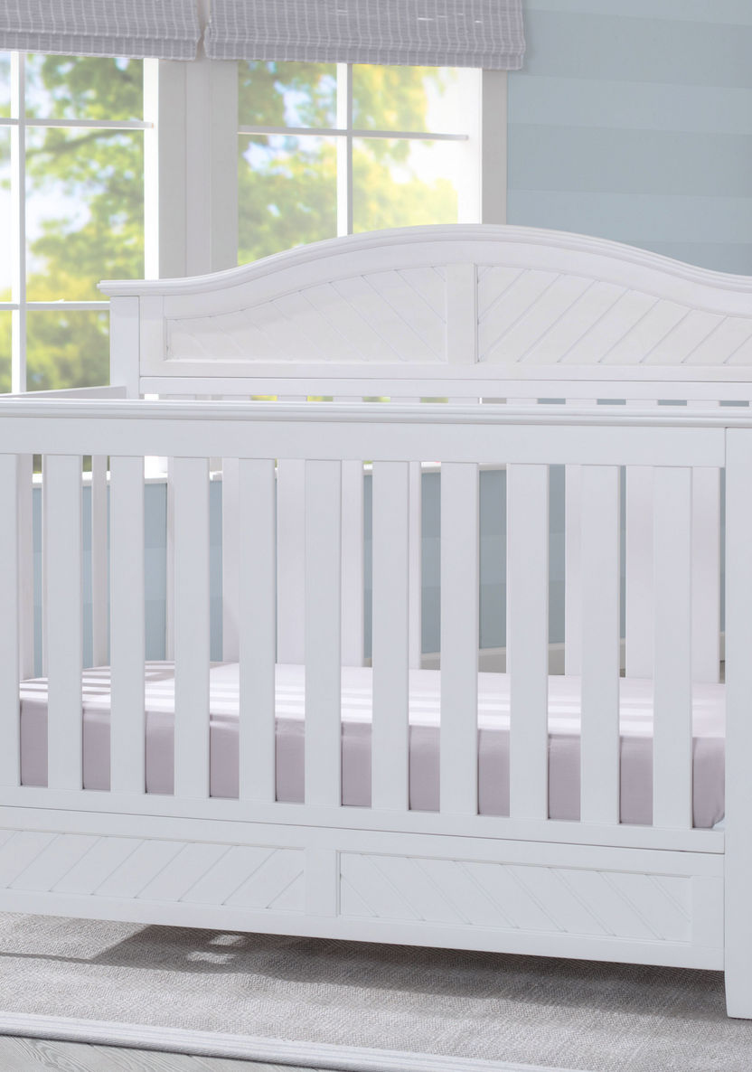 Delta Bennington Elite 3-in-1 Curved Crib with Toddler Guard Rail-Baby Cribs-image-7
