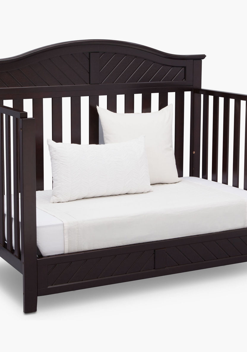 Delta Bennington Elite 3-in-1 Curved Crib with Toddler Guard Rail-Baby Cribs-image-3