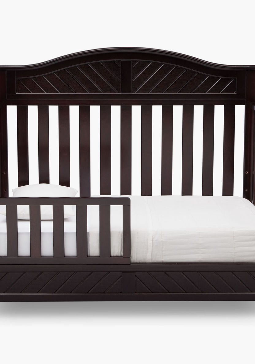 Delta Bennington Elite 3-in-1 Curved Crib with Toddler Guard Rail-Baby Cribs-image-4