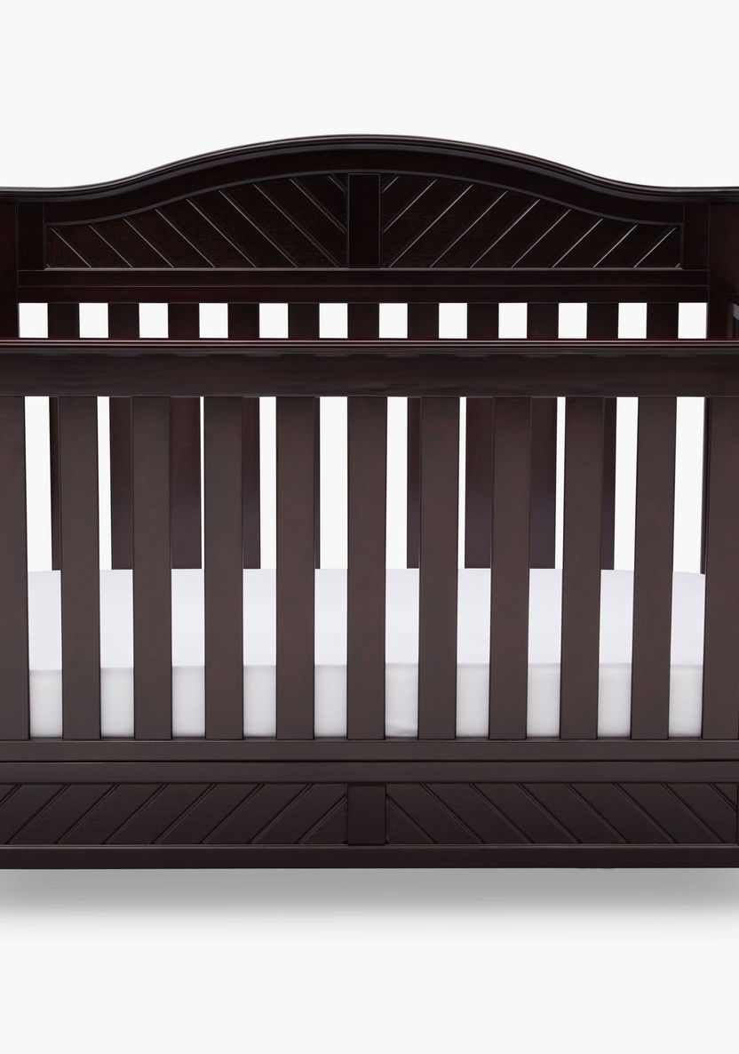 Delta Bennington Elite 3-in-1 Curved Crib with Toddler Guard Rail-Baby Cribs-image-6