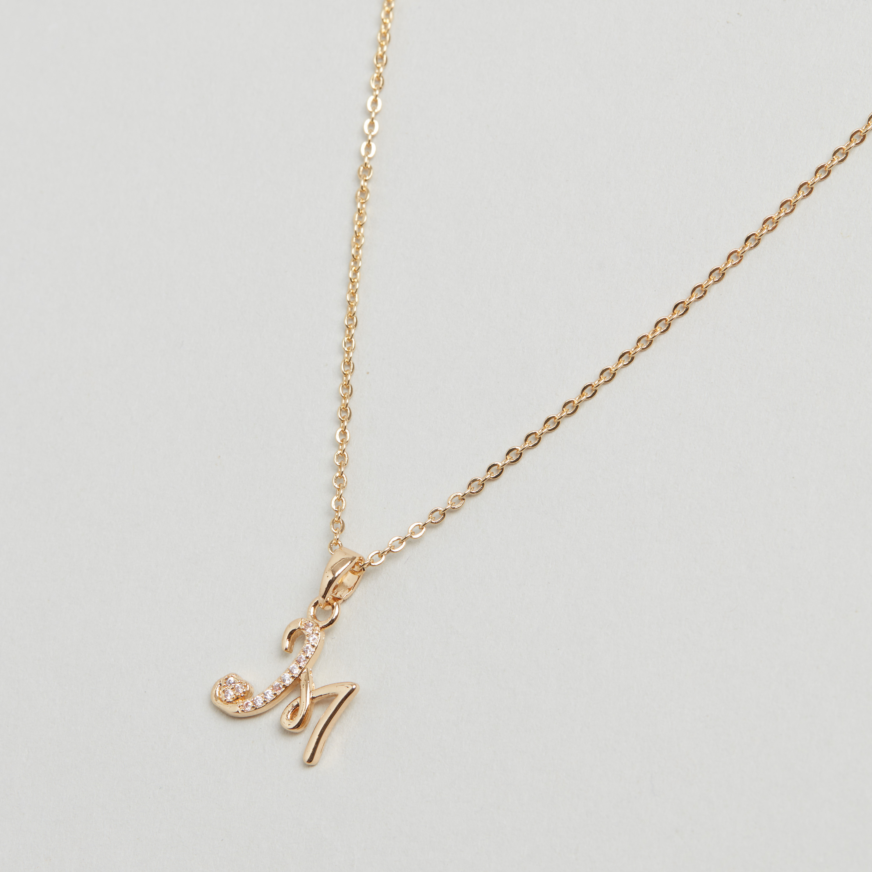 Shop Sentiments Necklace with Crystal Studded English