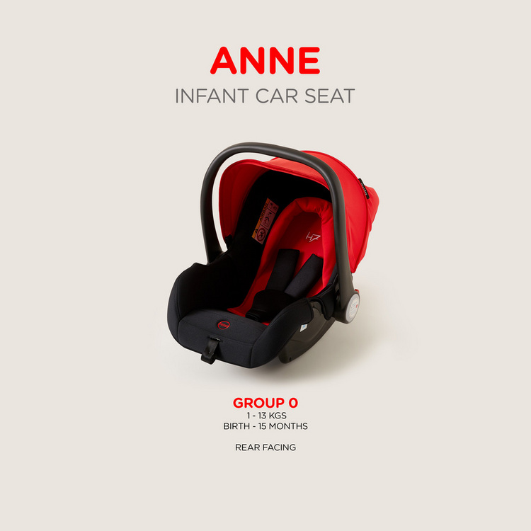 Juniors Anne Car Seat with Adjustable Canopy