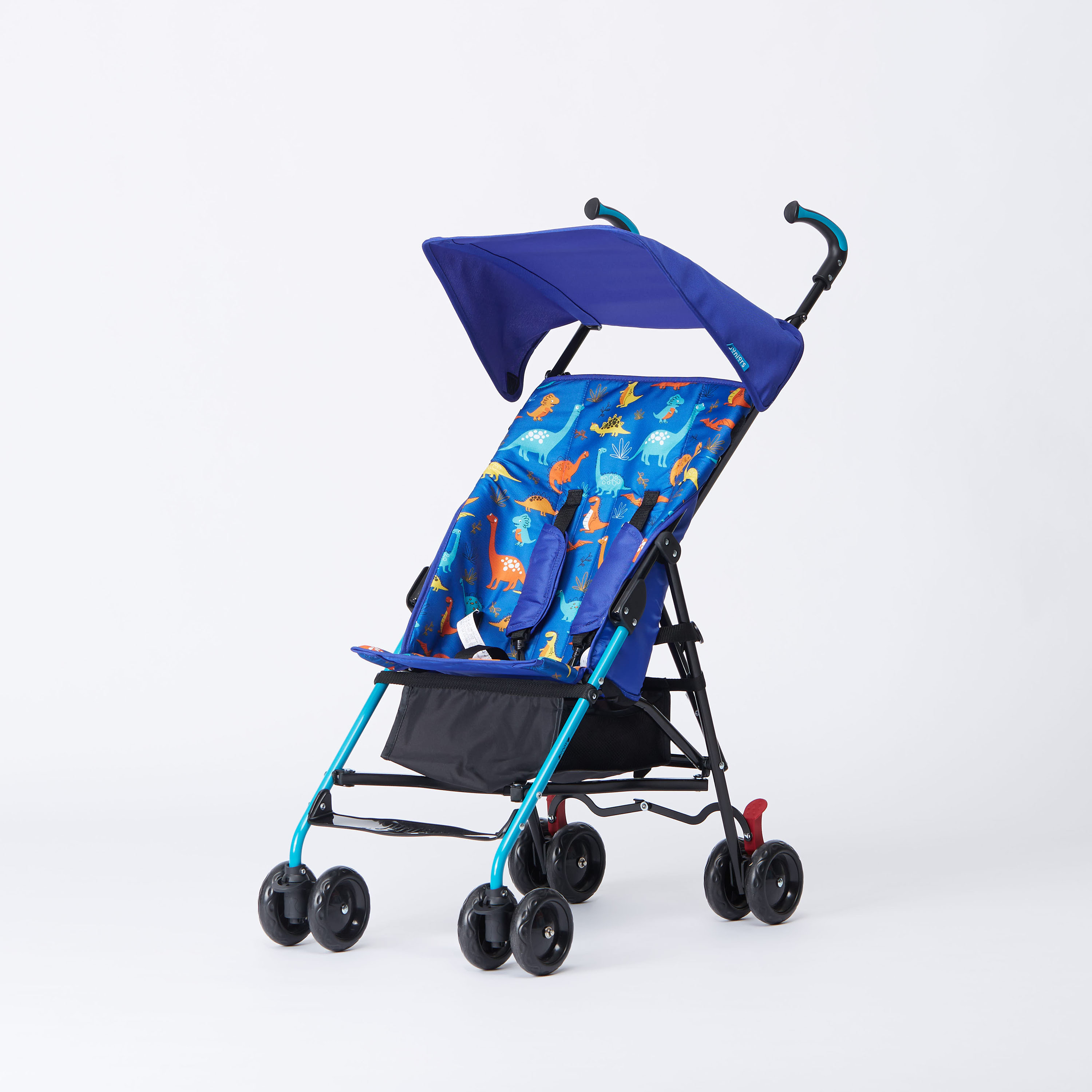 Buy Juniors Scooty Blue Dinosaur Pattern Baby Buggy with Sun Canopy Upto 3 years for Babies Online in UAE Centrepoint