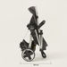 Giggles Tulip Black Baby Stroller with Sun Canopy (Upto 3 years)-Strollers-thumbnail-12