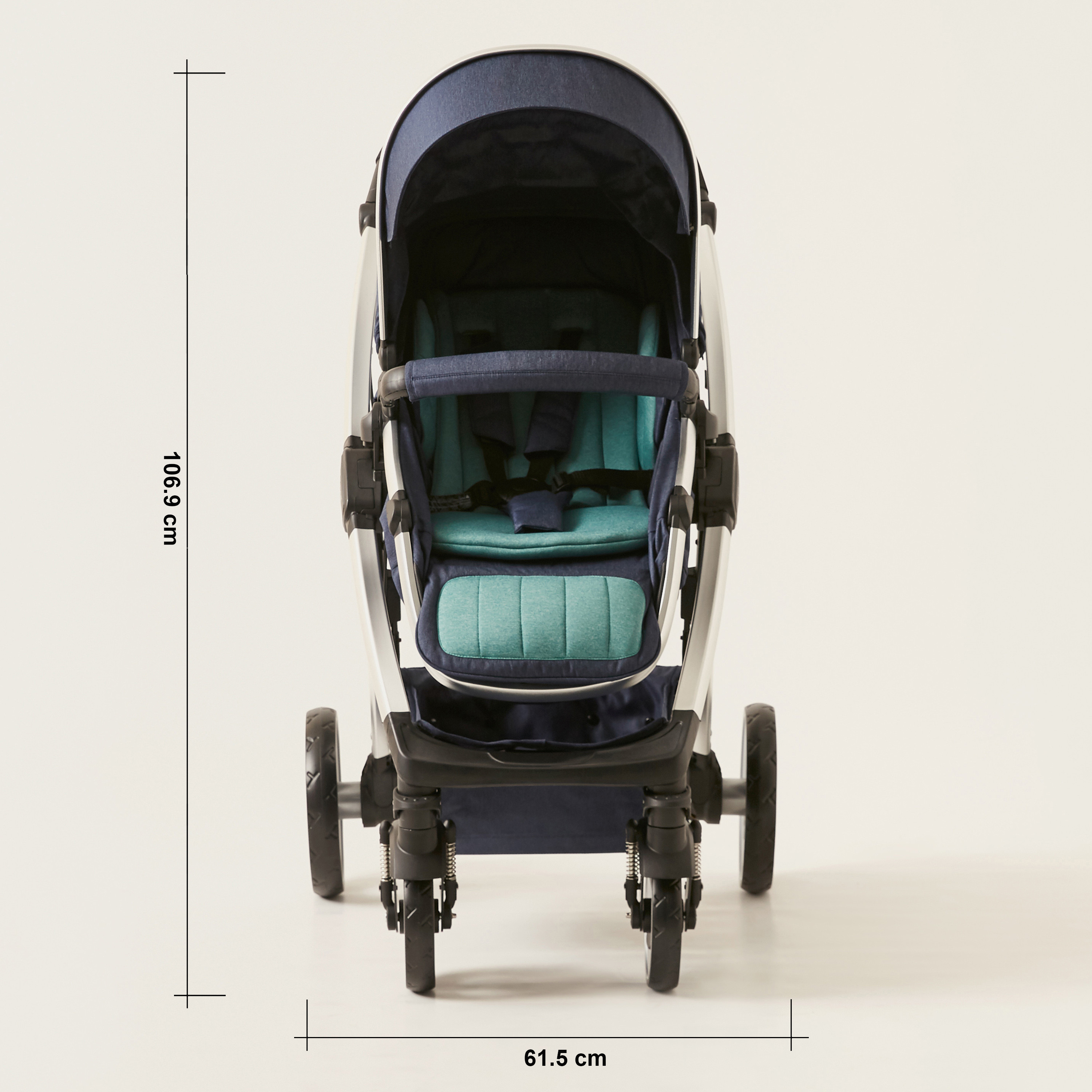 Giggles Tulip Black Baby Stroller with Sun Canopy (Upto 3 years)-baby-gear-strollersandprams-strollers-image-13