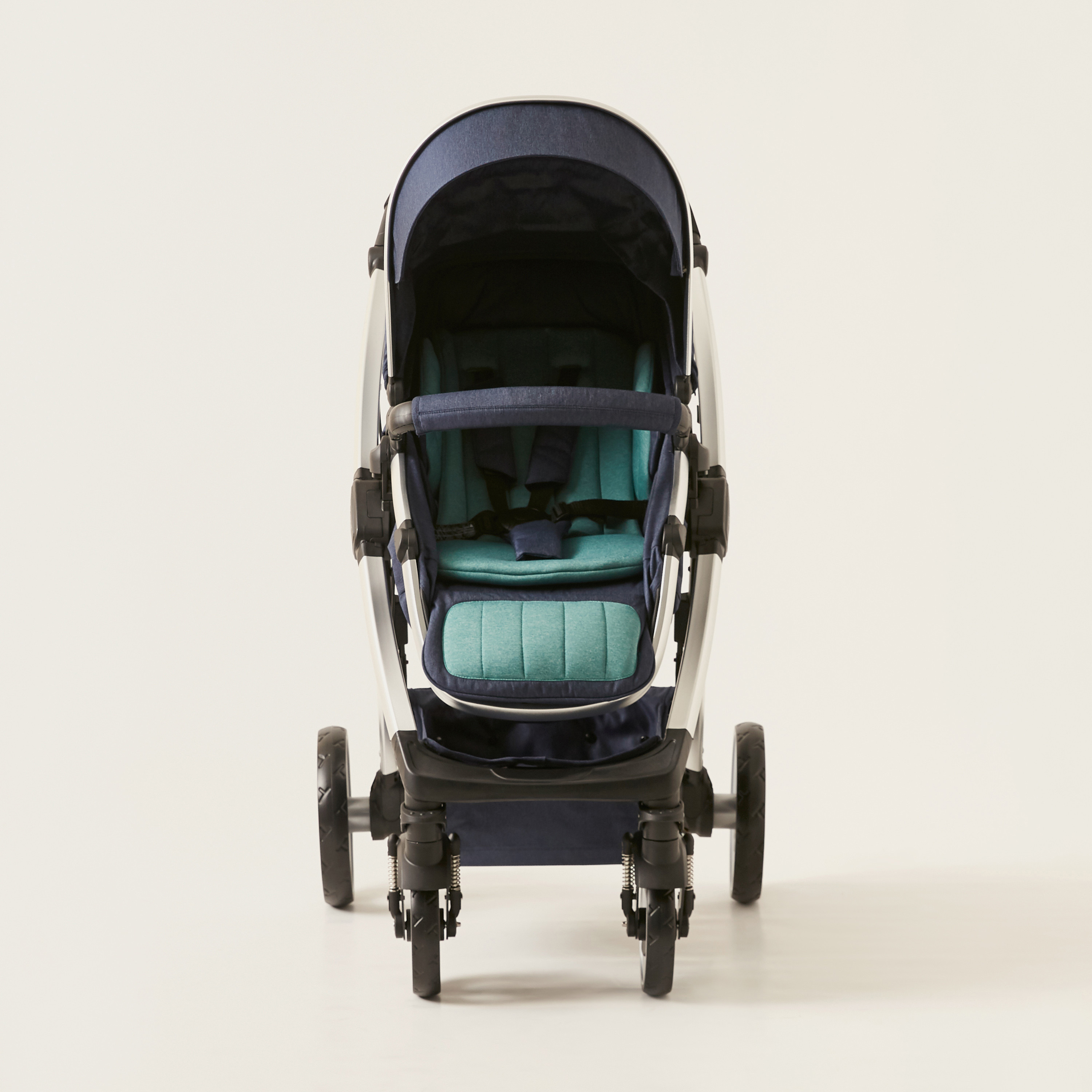 Giggles Tulip Black Baby Stroller with Sun Canopy (Upto 3 years)-baby-gear-strollersandprams-strollers-image-3