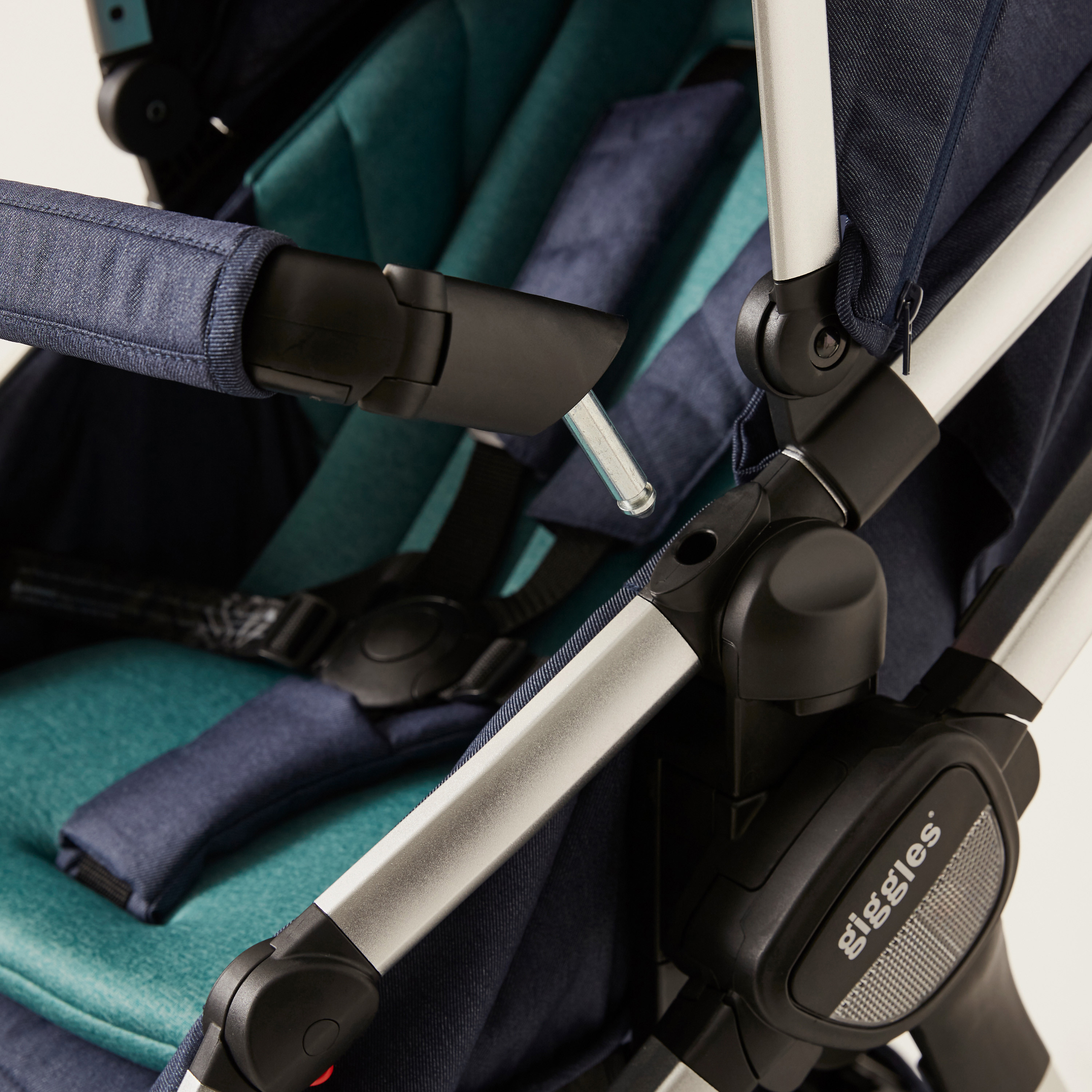 Giggles Tulip Black Baby Stroller with Sun Canopy (Upto 3 years)-baby-gear-strollersandprams-strollers-image-5