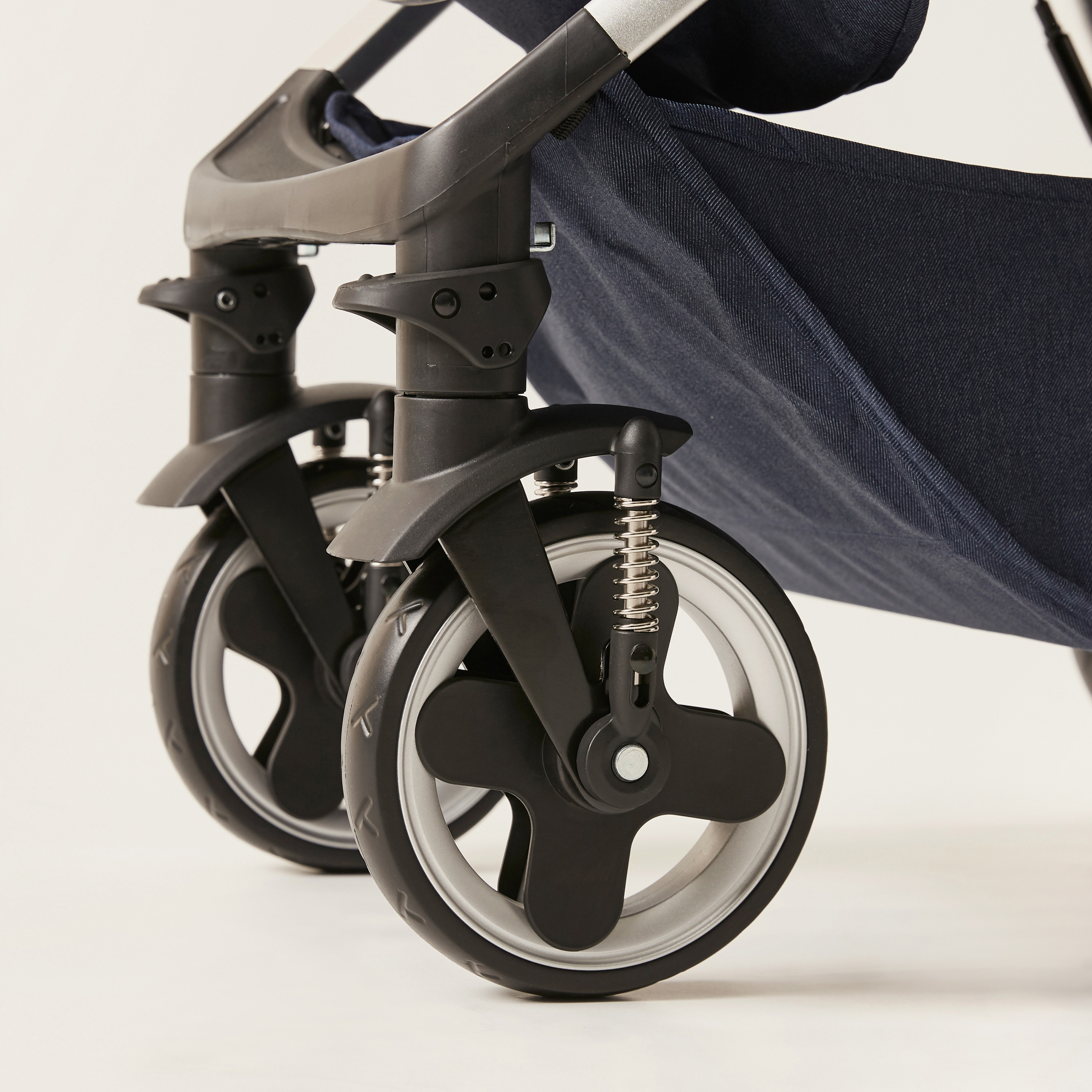 Giggles Tulip Black Baby Stroller with Sun Canopy (Upto 3 years)-baby-gear-strollersandprams-strollers-image-6
