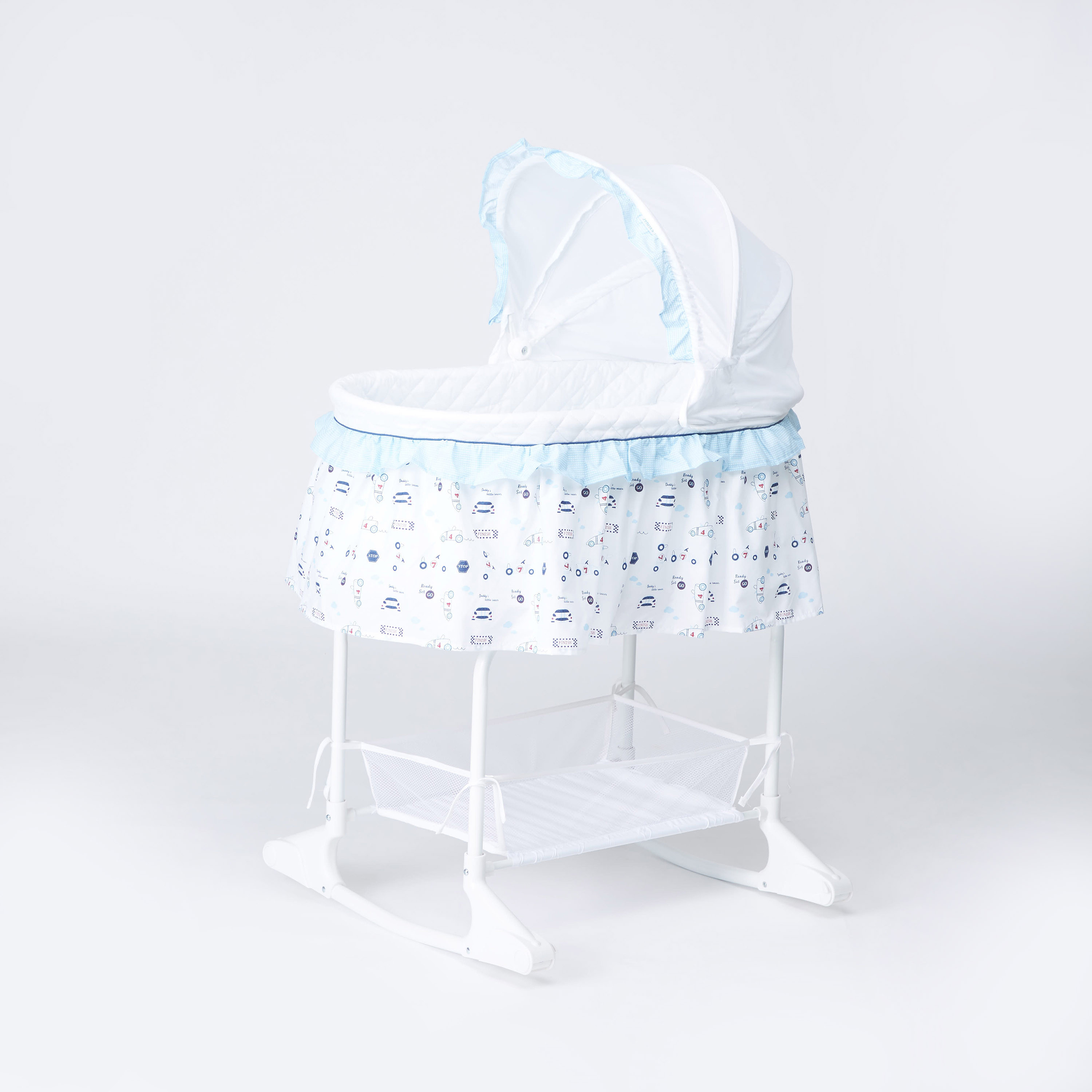 Bassinet with clearance canopy