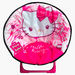 Sanrio Hello Kitty Printed Foldable Moon Chair-Chairs and Tables-thumbnail-0