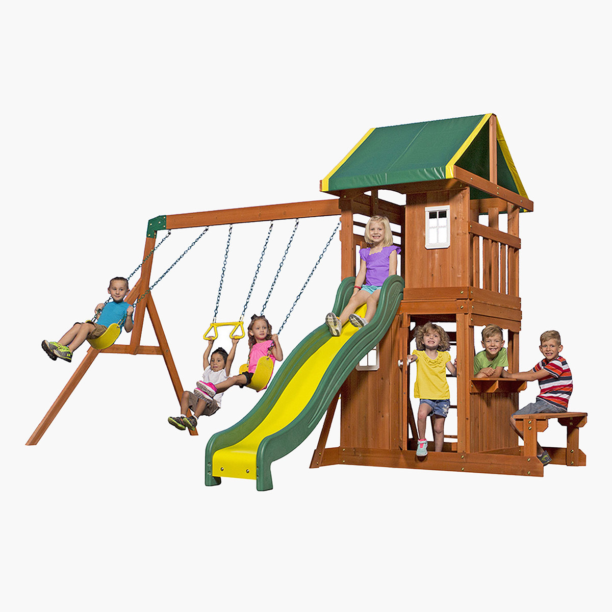 Buy Backyard Discovery Oakmont Swing Set Online Babyshop Kuwait