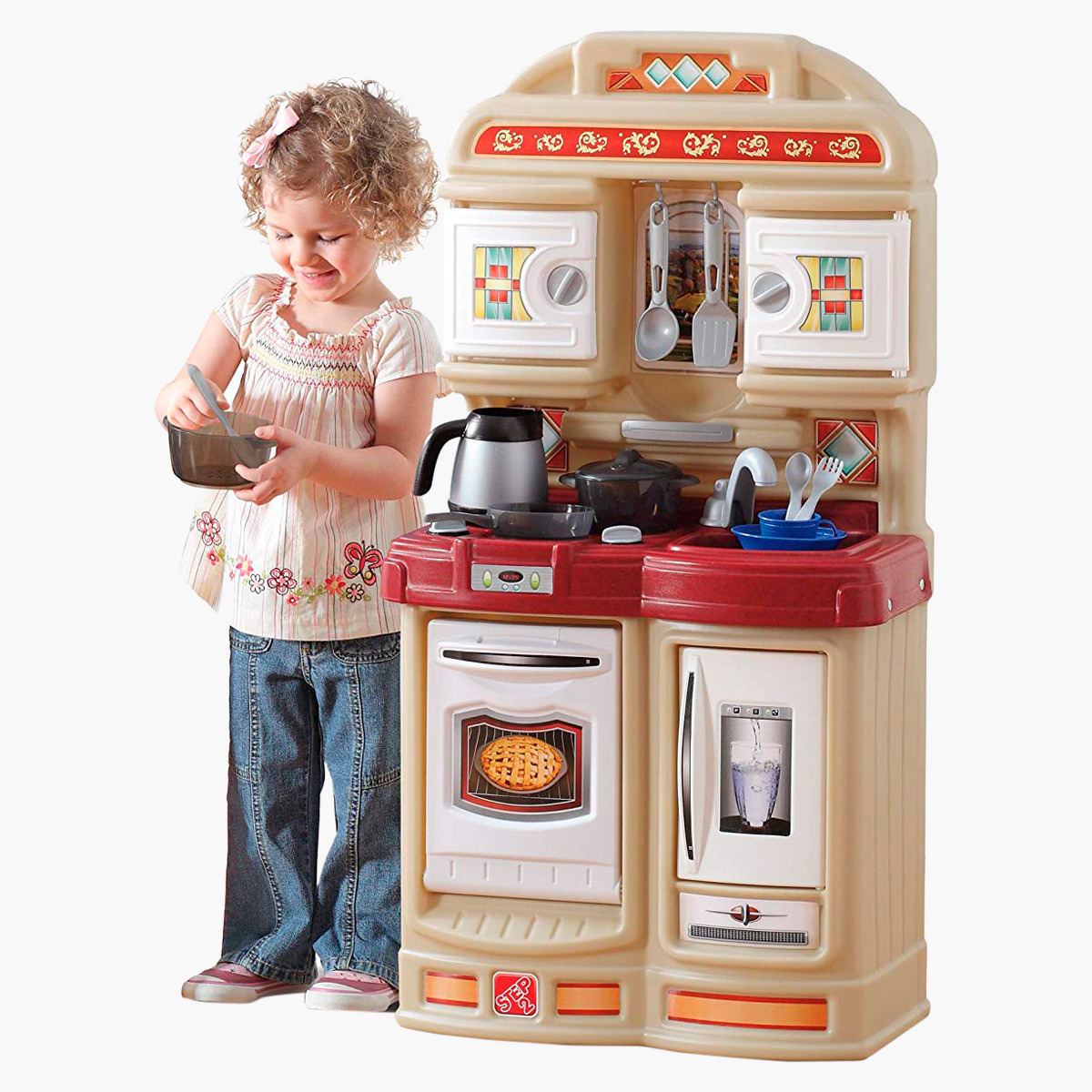 Step2 Cozy Kitchen For Kids With 21 Accessory Set for sale online 