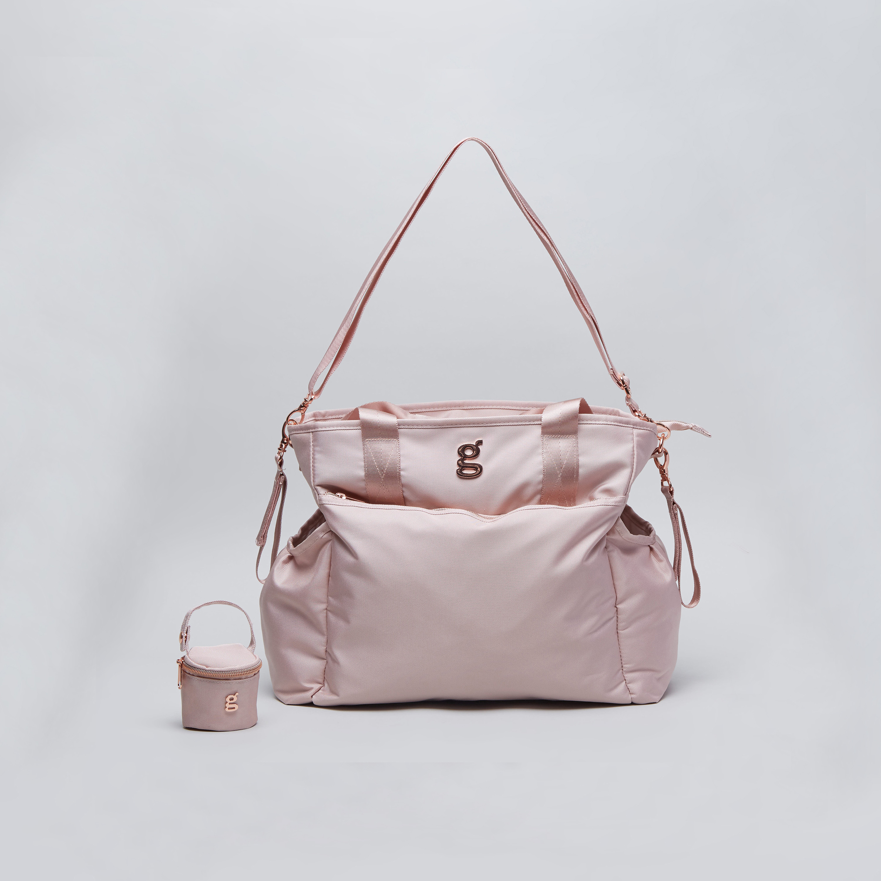 Pink baby 2024 diaper bags