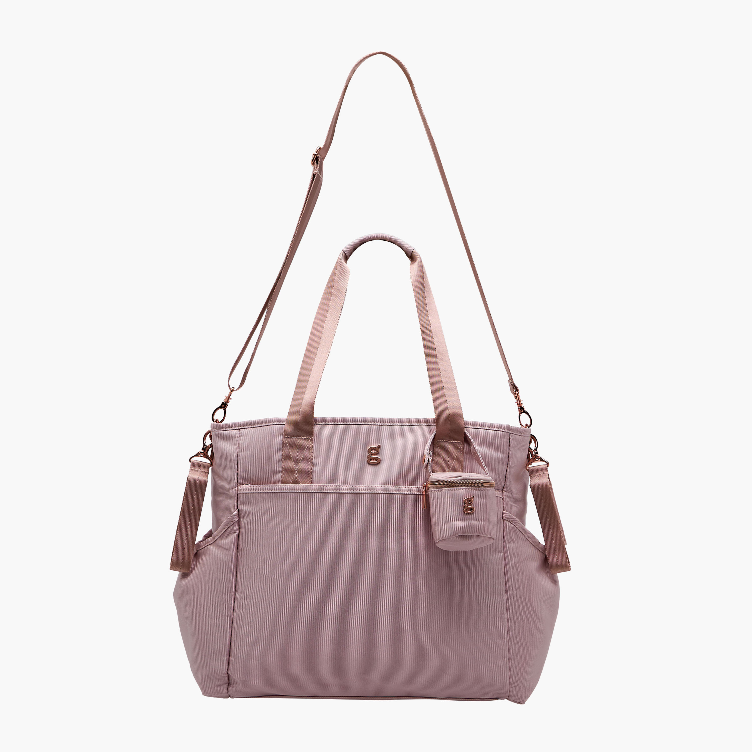 Giggles Textured Diaper Bag with Zip Closure-baby-diapering-diaperbags-image-2