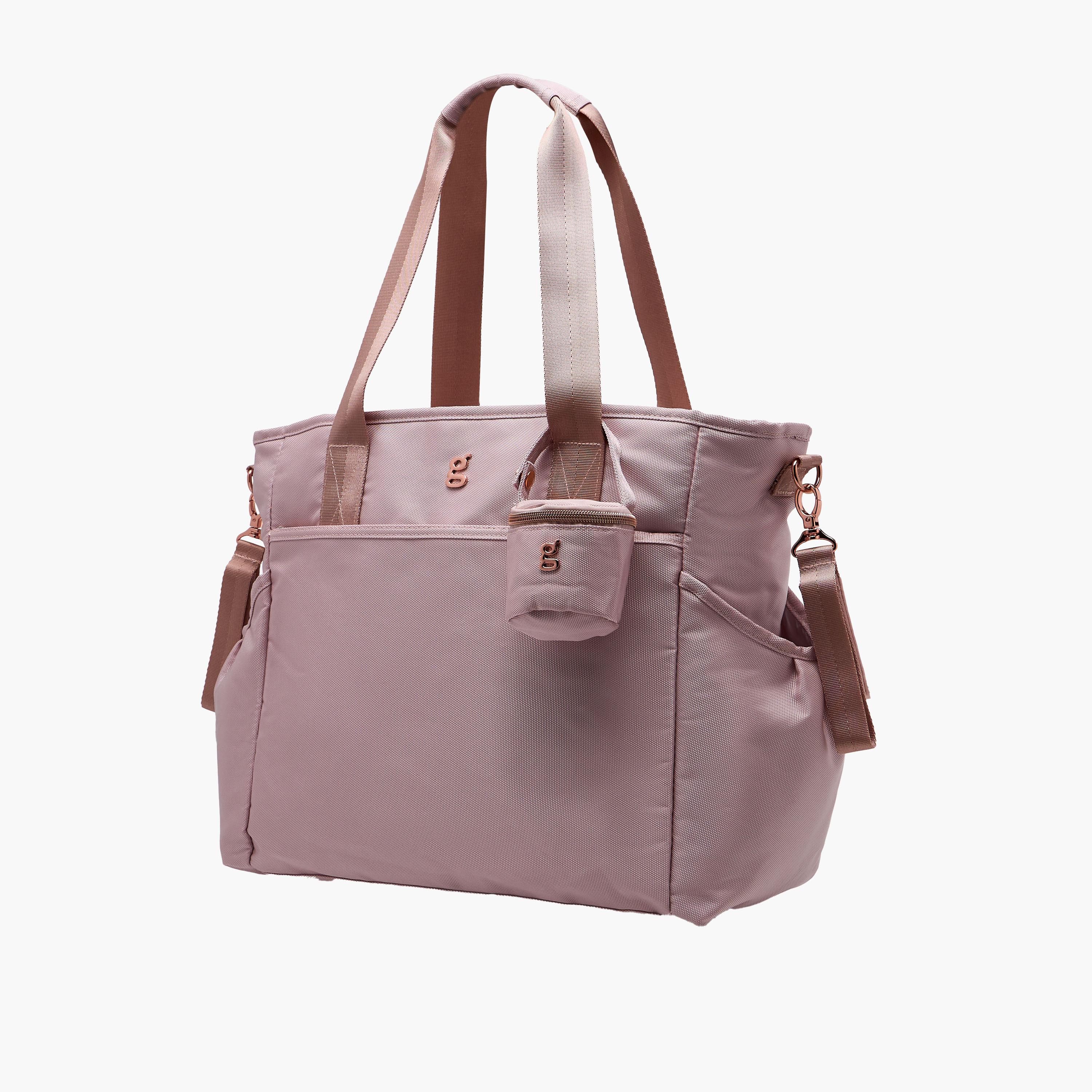 Giggles Textured Diaper Bag with Zip Closure-baby-diapering-diaperbags-image-3