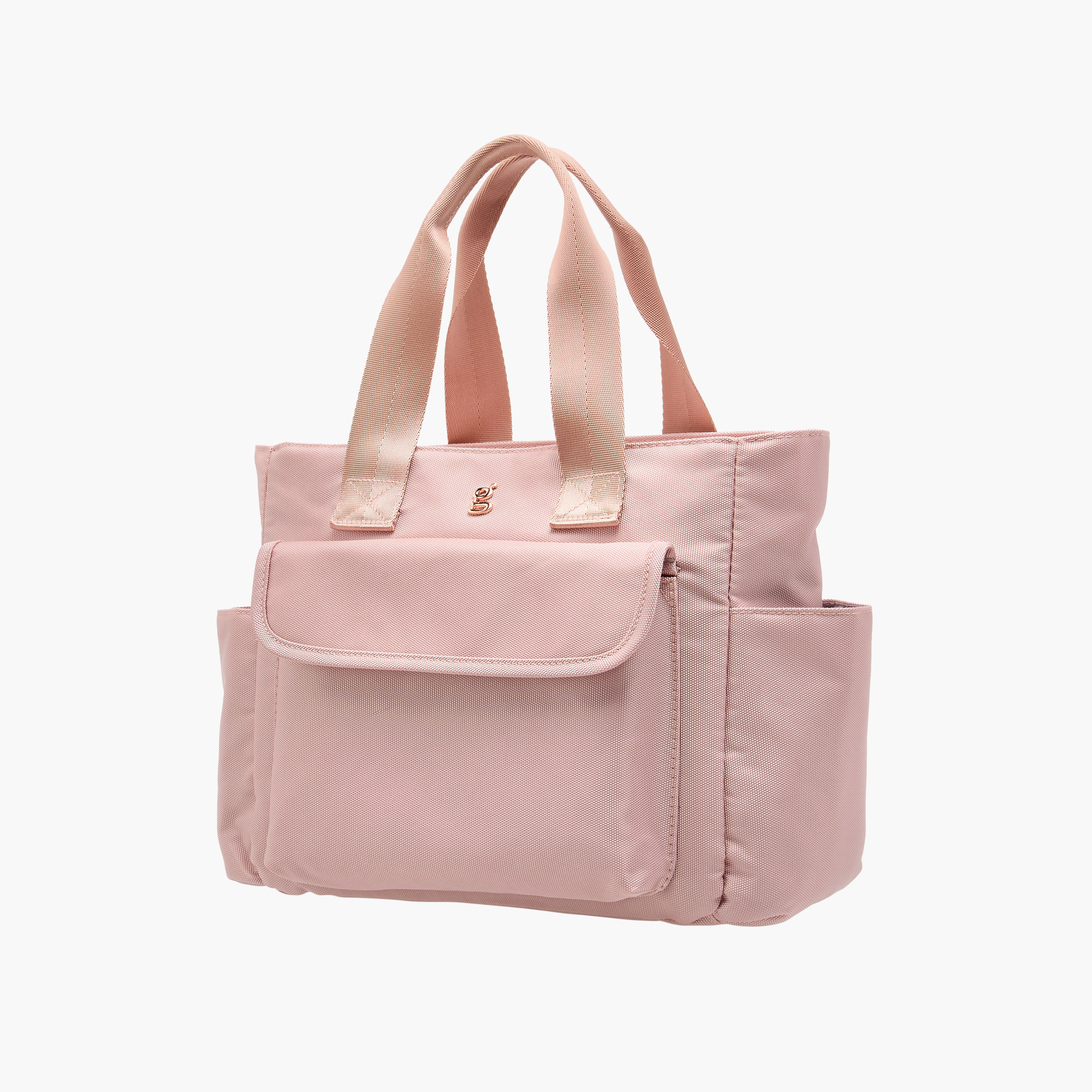 Giggles Diaper Bag with Logo Detail-baby-gear-diaperbags-image-2