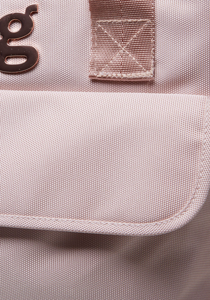 Giggles Diaper Bag with Logo Detail-Diaper Bags-image-1