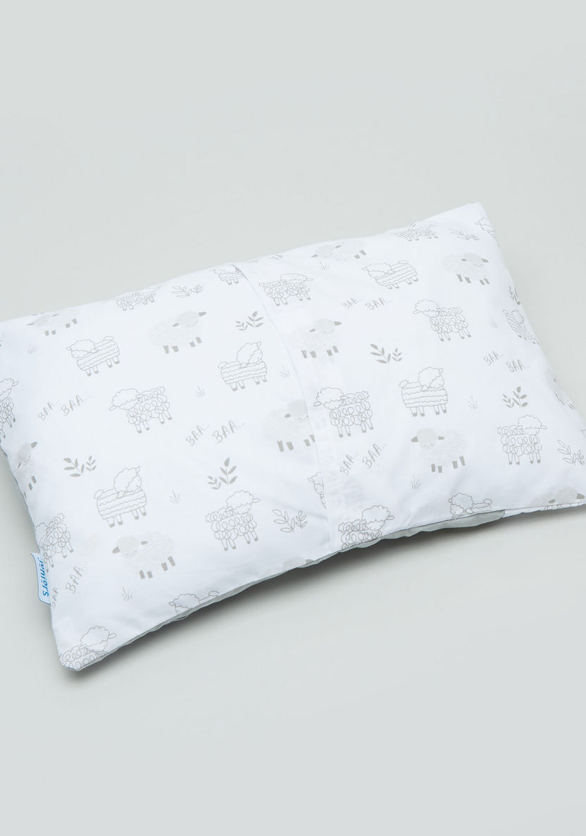 Juniors Printed Pillow with Embroidery-Baby Bedding-image-2