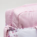 Juniors Floral Print Diaper Bag with Zip Closure-Diaper Bags-thumbnail-2