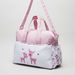 Juniors Floral Print Diaper Bag with Zip Closure-Diaper Bags-thumbnail-3