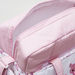 Juniors Floral Print Diaper Bag with Zip Closure-Diaper Bags-thumbnail-4