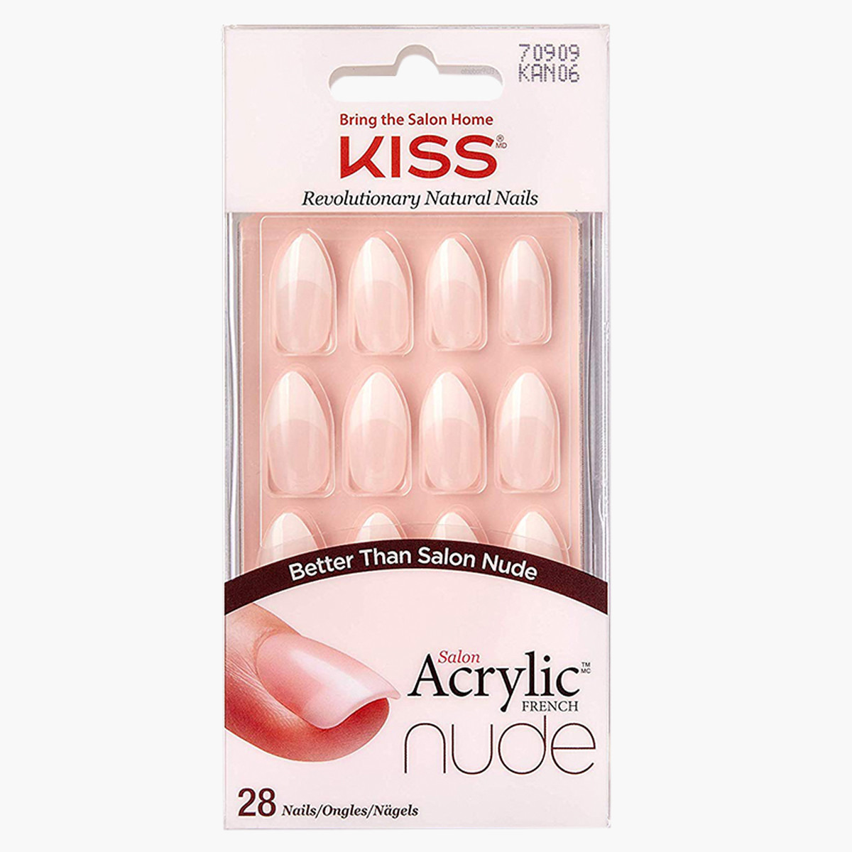 Kiss Cosmetics Salon Acrylic French Nude Nails-beautyandpersonalcare-makeup-nails-artificialnails-image-1